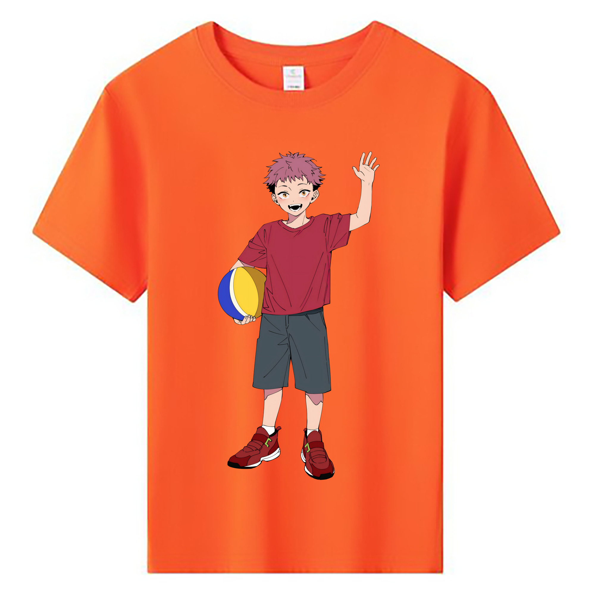（画像用） 呪術廻戦 Jujutsu Kaisen 綿100％キッズTシャツ（フロントプリント）