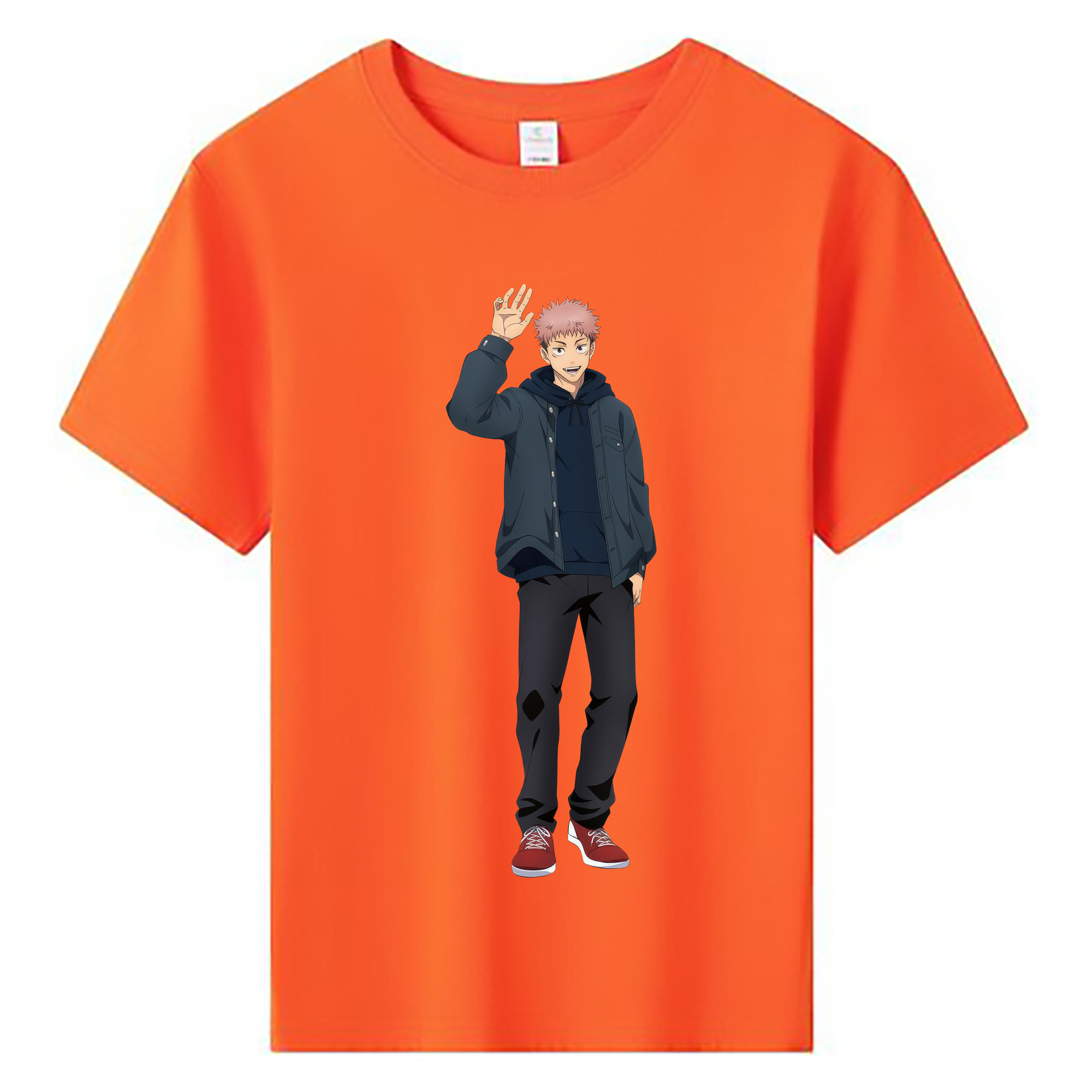 （画像用） 呪術廻戦 Jujutsu Kaisen 綿100％キッズTシャツ（フロントプリント）
