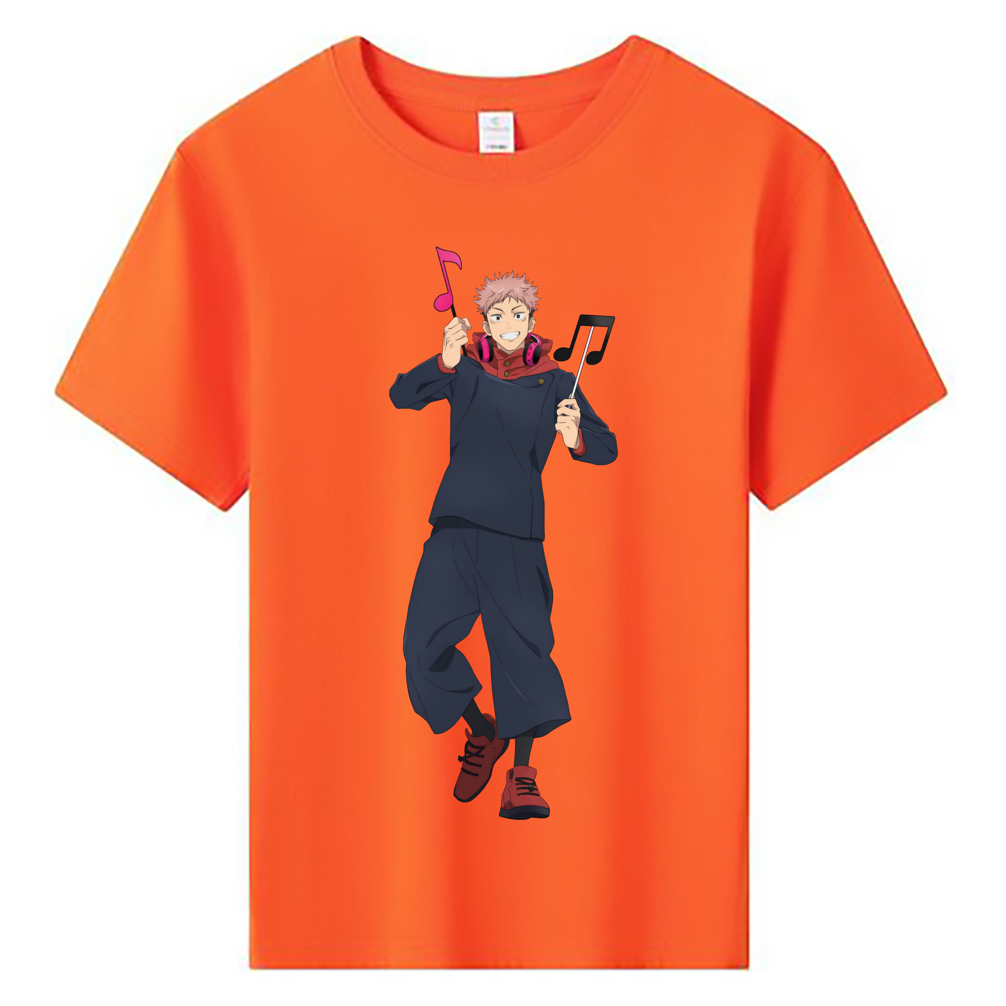 （画像用） 呪術廻戦 Jujutsu Kaisen 綿100％キッズTシャツ（フロントプリント）