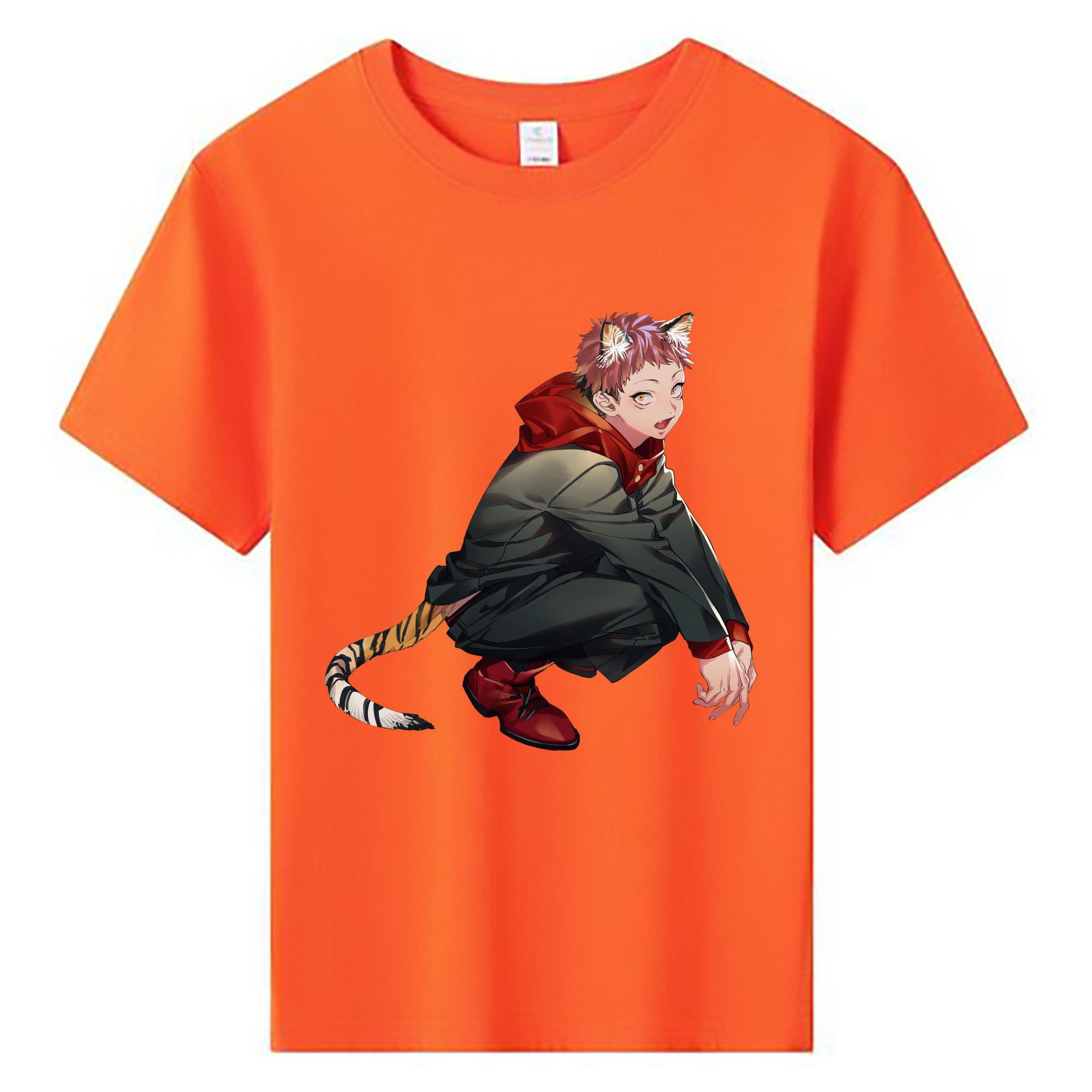 （画像用） 呪術廻戦 Jujutsu Kaisen 綿100％キッズTシャツ（フロントプリント）