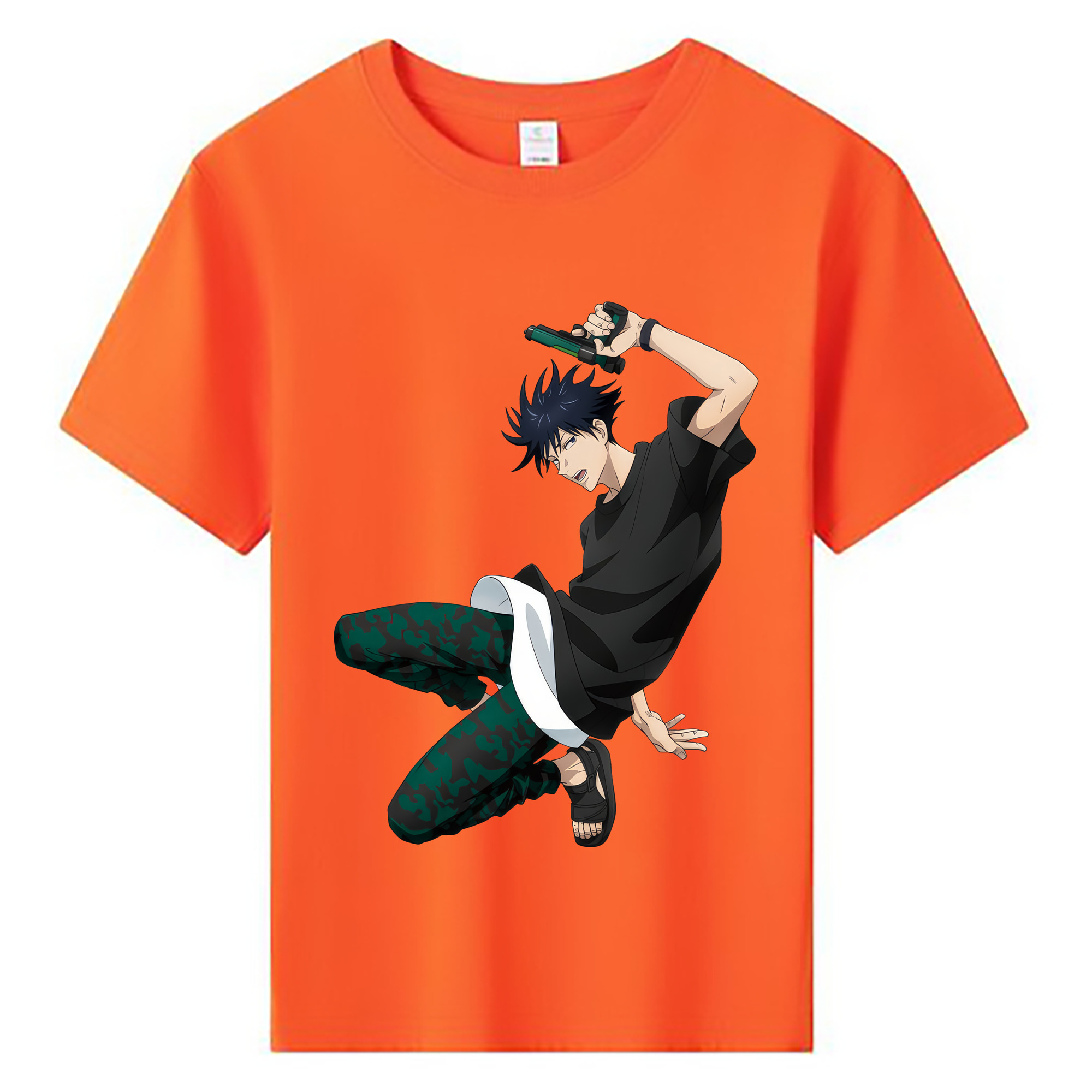 （画像用） 呪術廻戦 Jujutsu Kaisen 綿100％キッズTシャツ（フロントプリント）