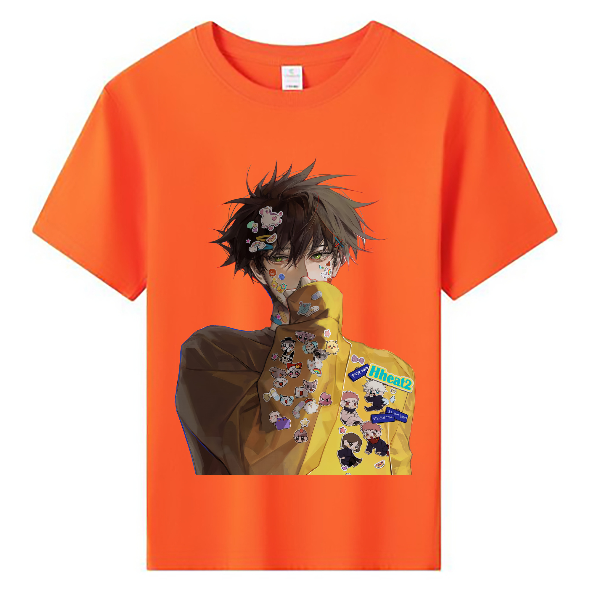 （画像用） 呪術廻戦 Jujutsu Kaisen 綿100％キッズTシャツ（フロントプリント）