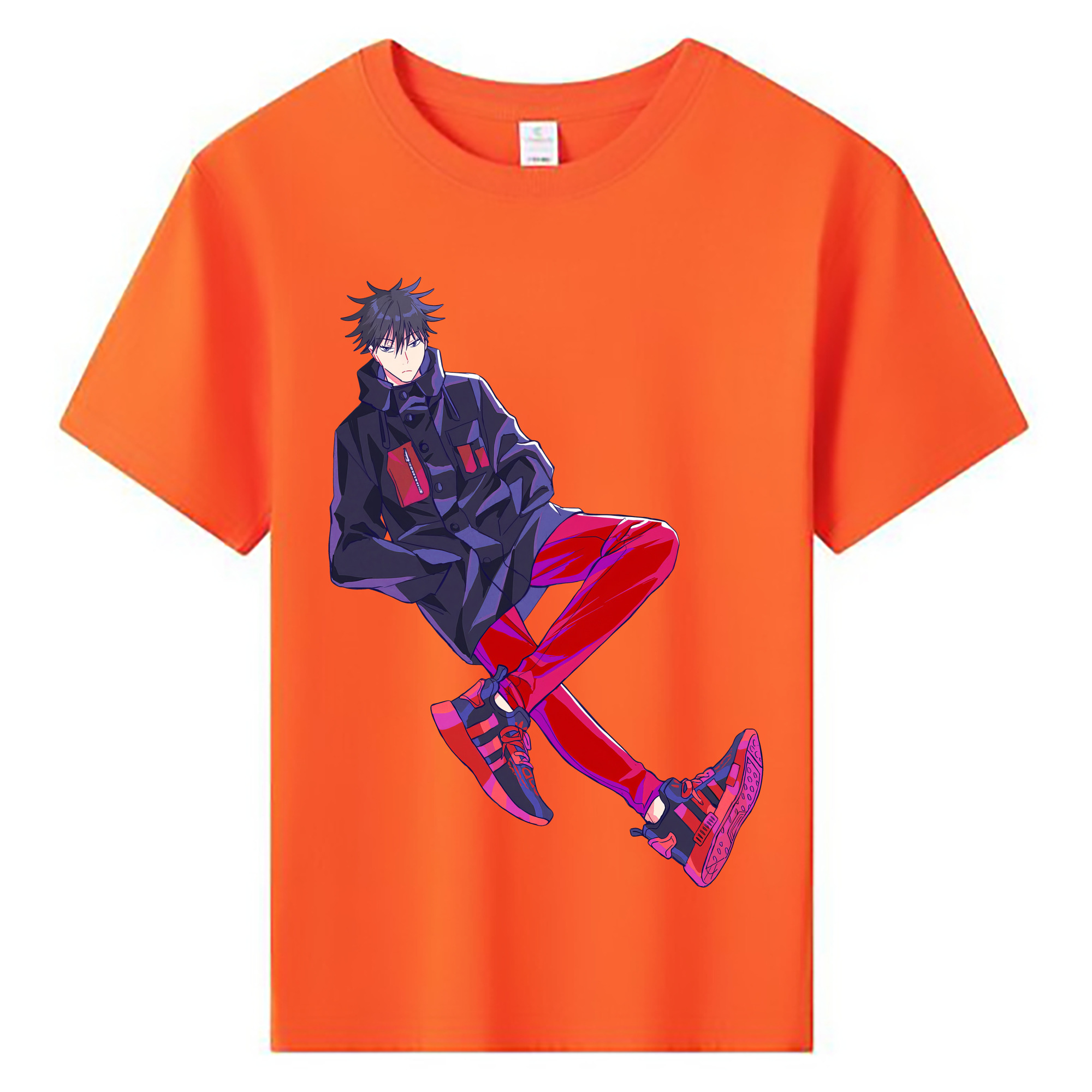 （画像用） 呪術廻戦 Jujutsu Kaisen 綿100％キッズTシャツ（フロントプリント）