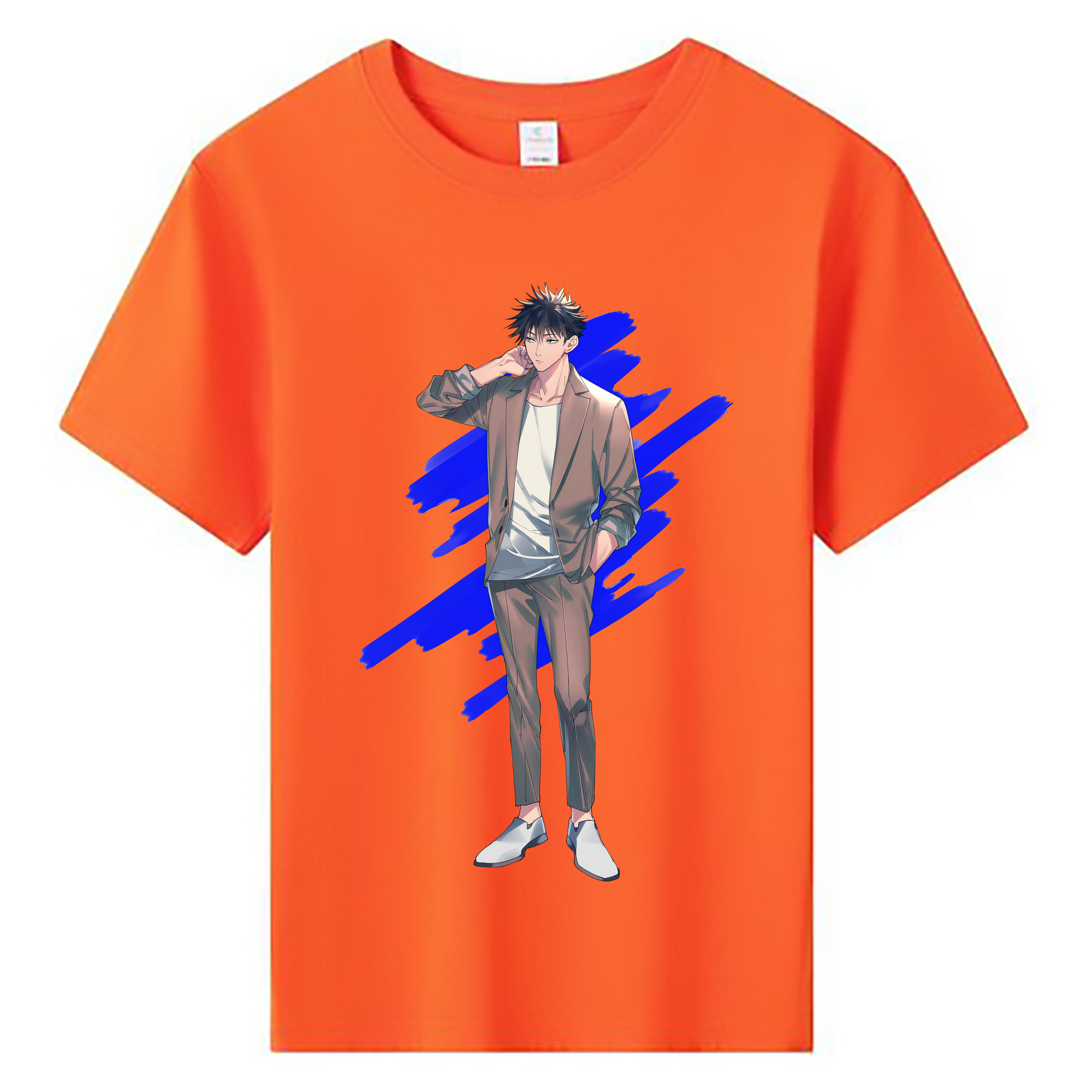 （画像用） 呪術廻戦 Jujutsu Kaisen 綿100％キッズTシャツ（フロントプリント）