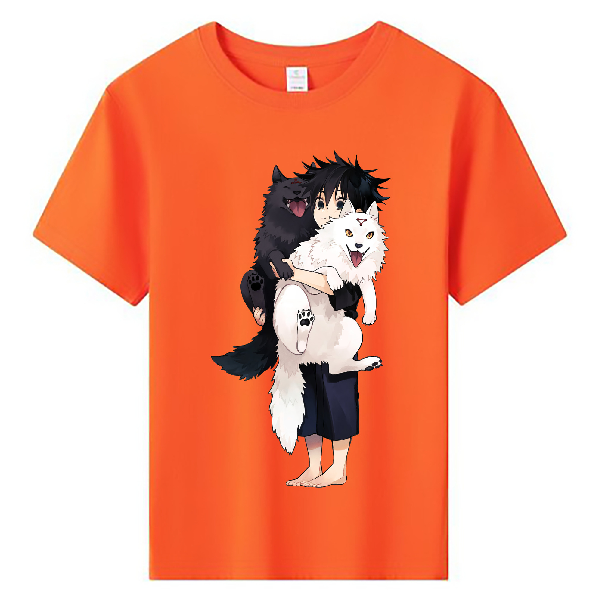 （画像用） 呪術廻戦 Jujutsu Kaisen 綿100％キッズTシャツ（フロントプリント）