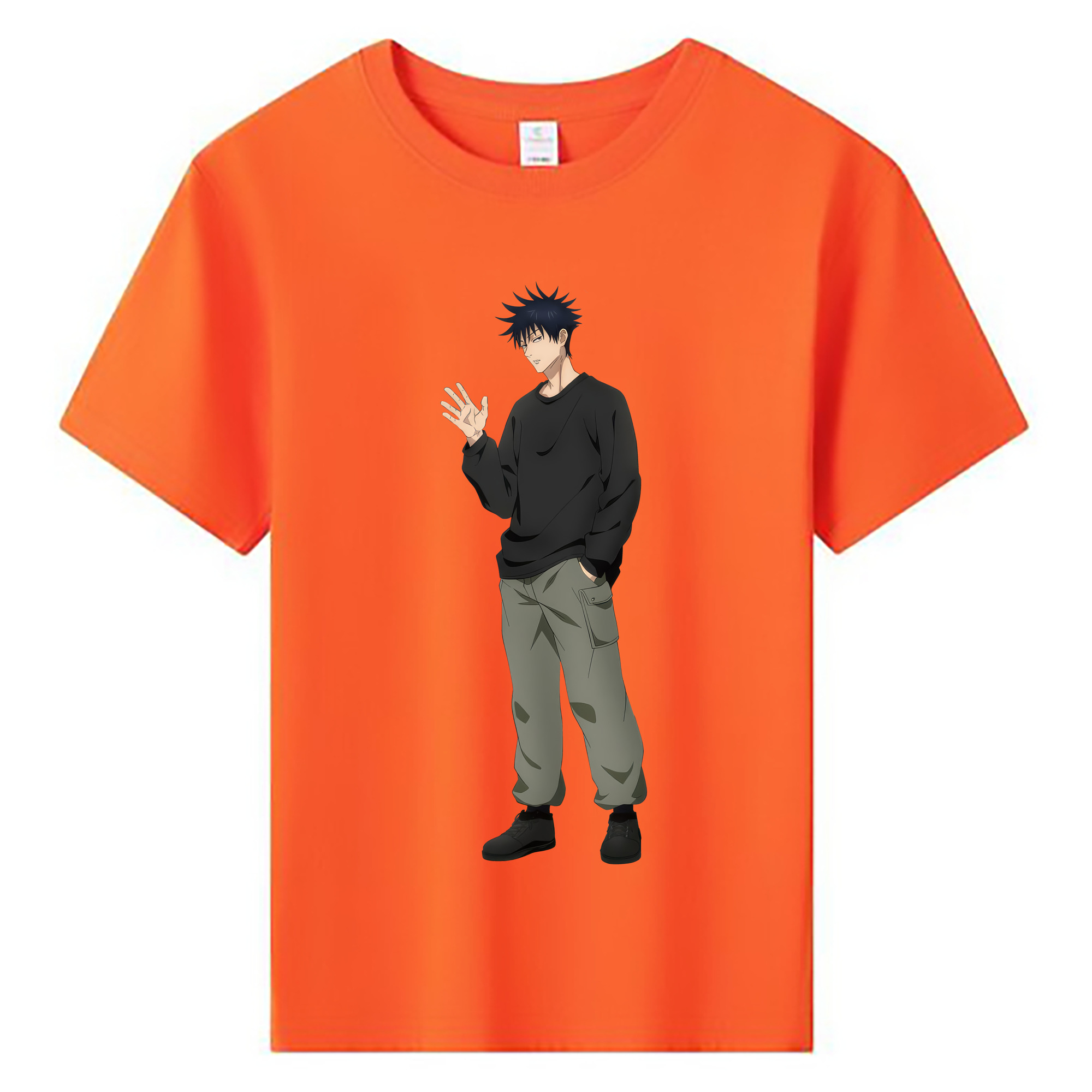 （画像用） 呪術廻戦 Jujutsu Kaisen 綿100％キッズTシャツ（フロントプリント）