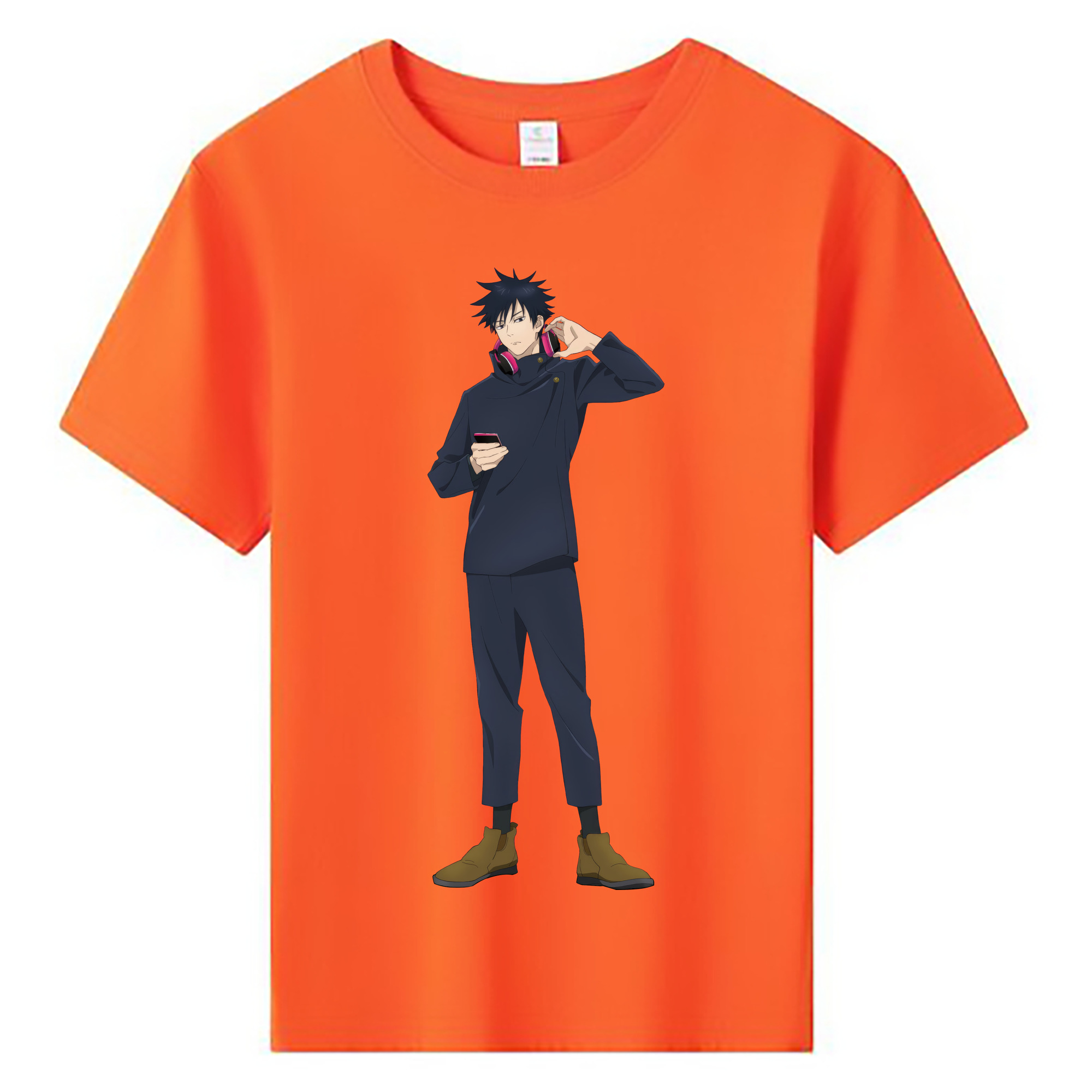 （画像用） 呪術廻戦 Jujutsu Kaisen 綿100％キッズTシャツ（フロントプリント）