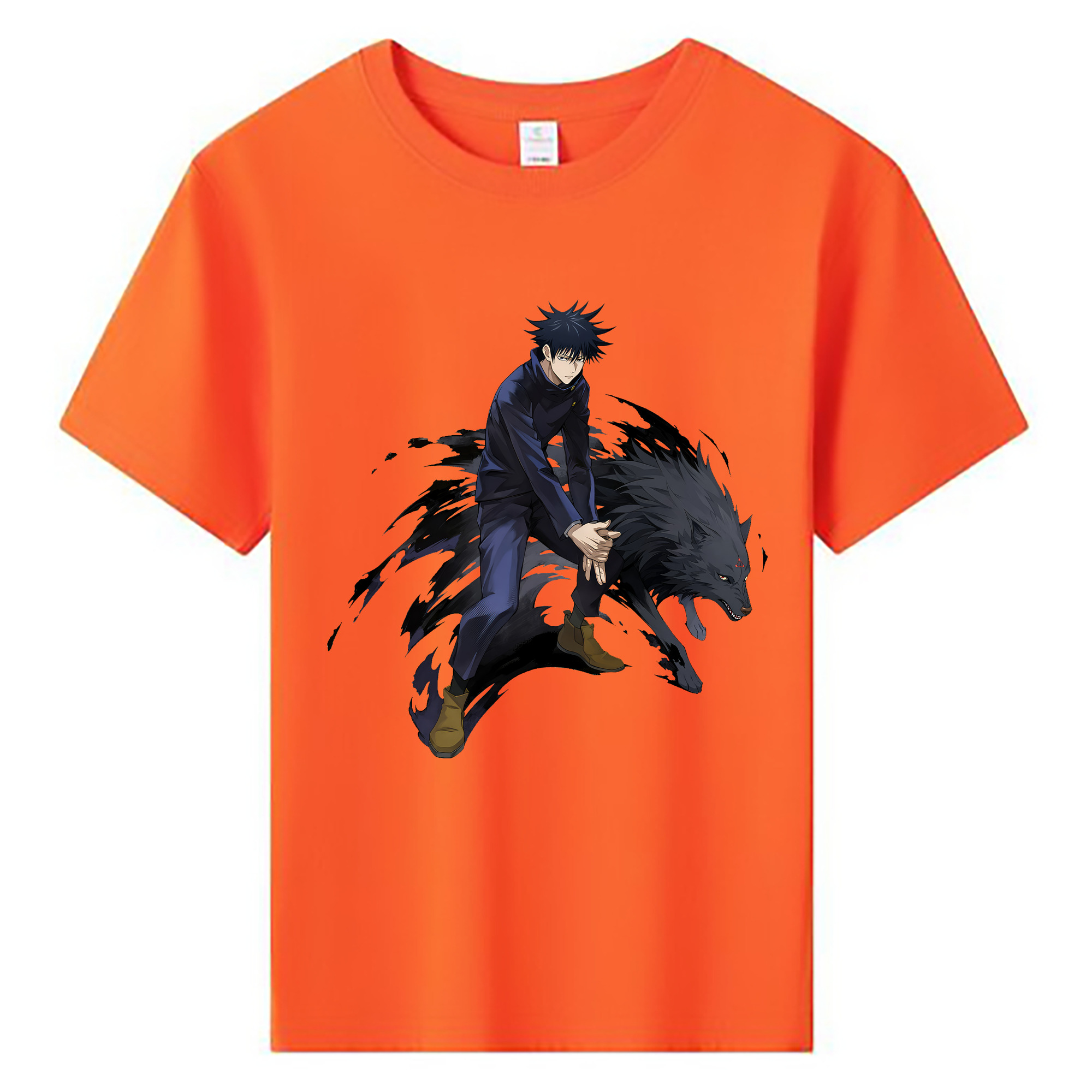 （画像用） 呪術廻戦 Jujutsu Kaisen 綿100％キッズTシャツ（フロントプリント）