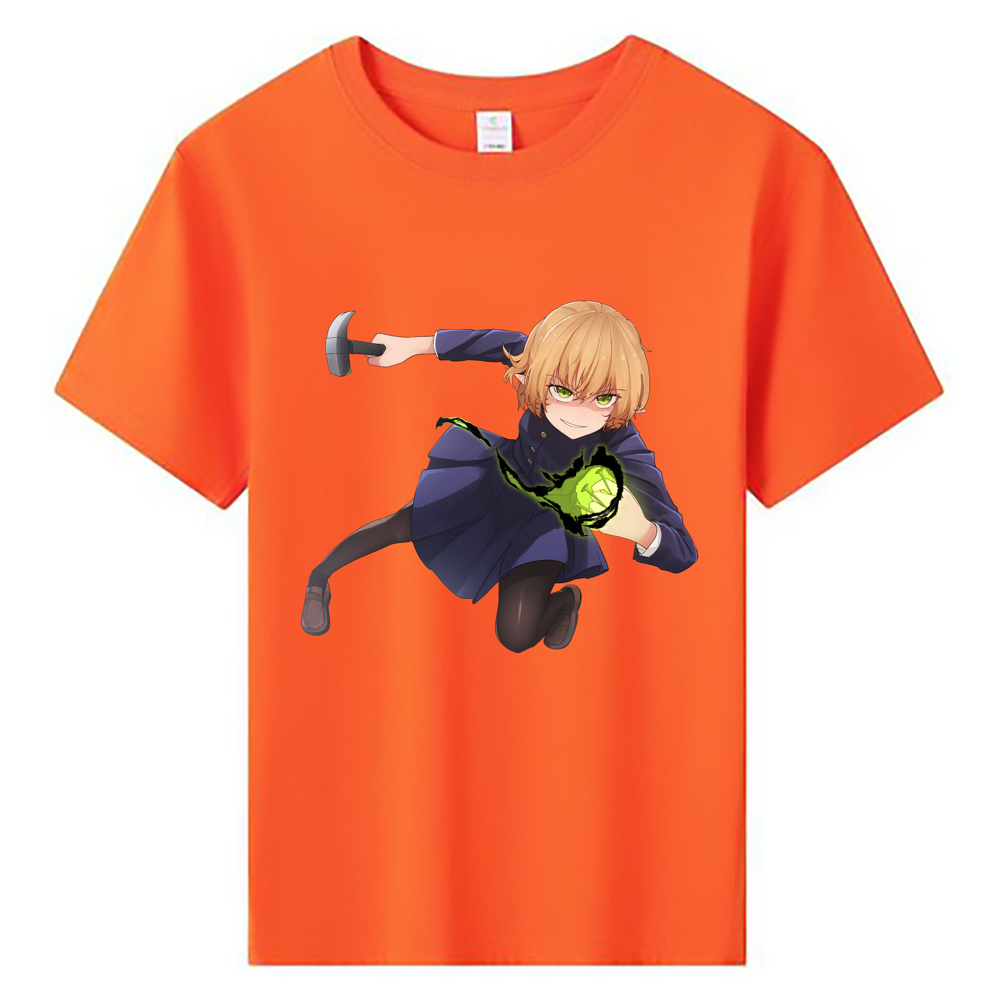 （画像用） 呪術廻戦 Jujutsu Kaisen 綿100％キッズTシャツ（フロントプリント）