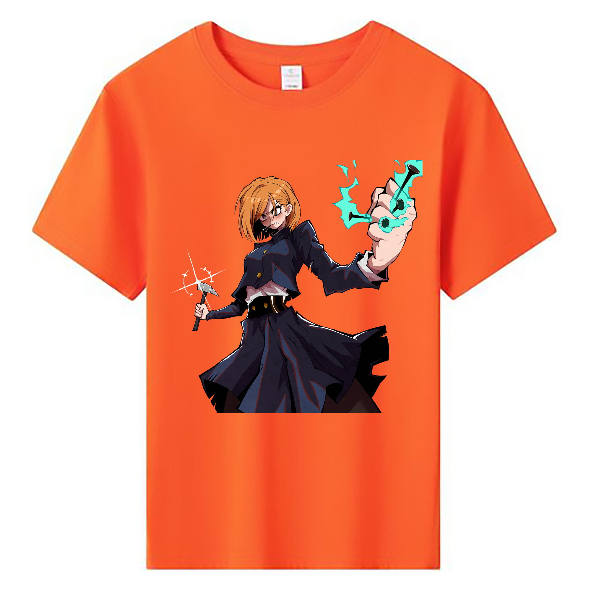 （画像用） 呪術廻戦 Jujutsu Kaisen 綿100％キッズTシャツ（フロントプリント）