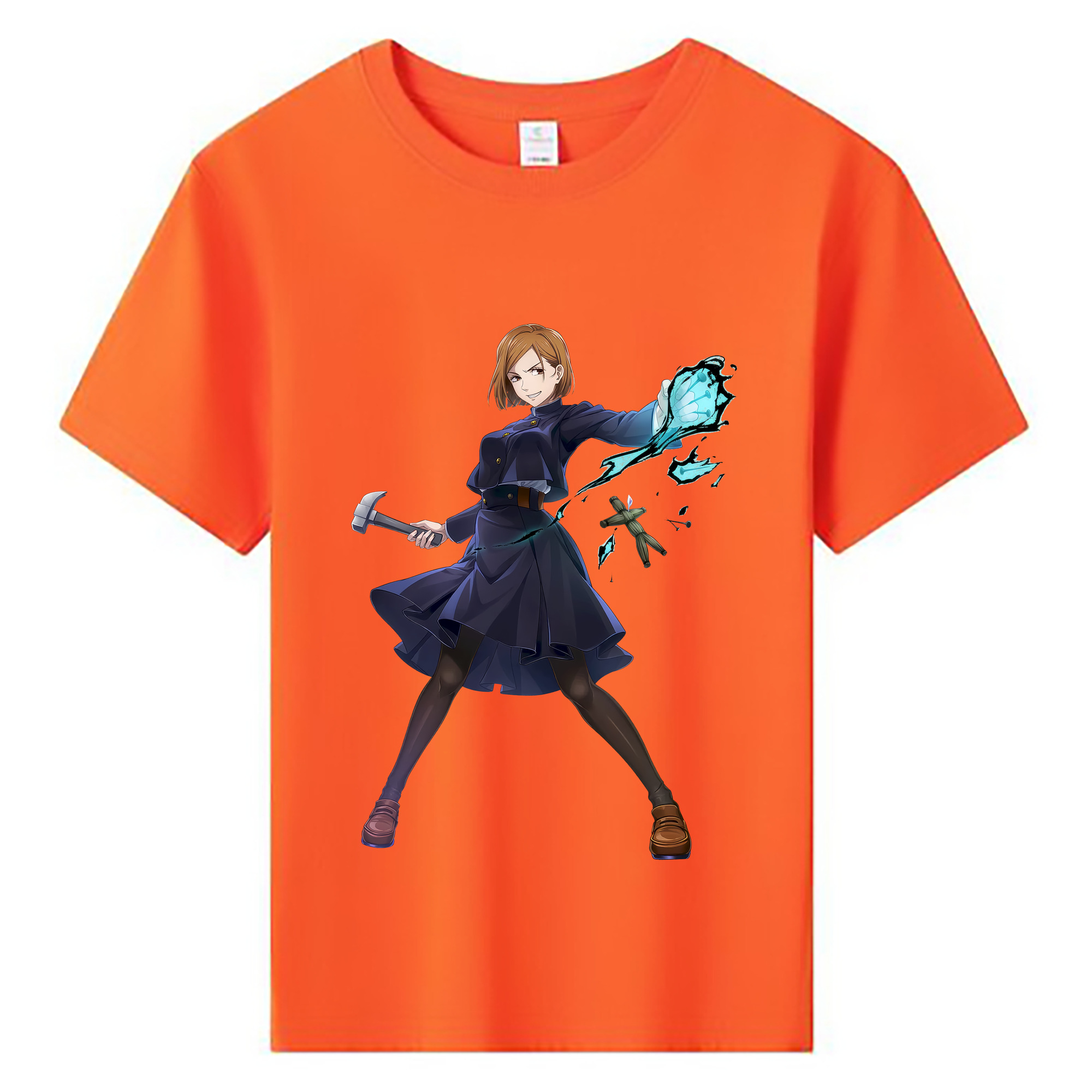 （画像用） 呪術廻戦 Jujutsu Kaisen 綿100％キッズTシャツ（フロントプリント）