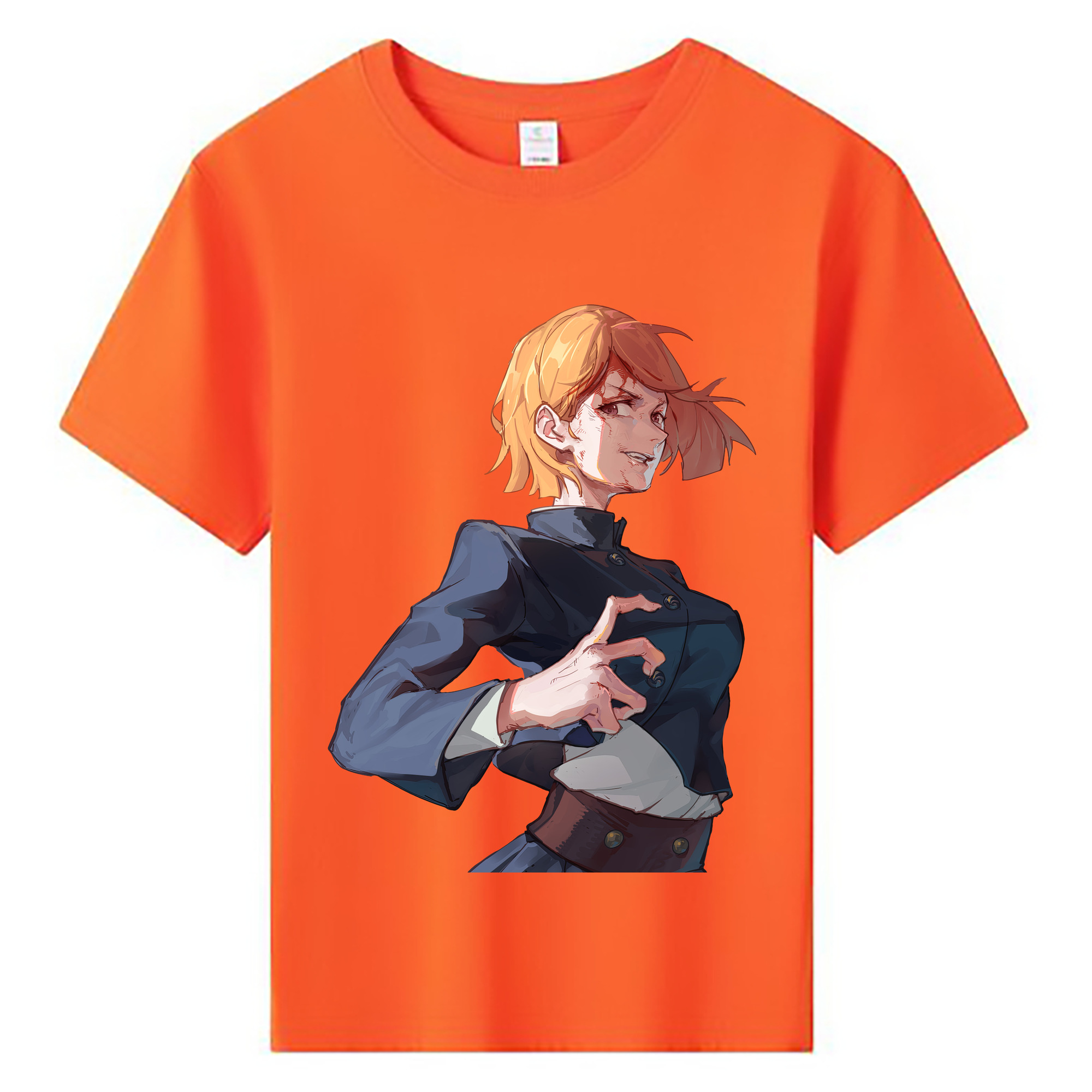 （画像用） 呪術廻戦 Jujutsu Kaisen 綿100％キッズTシャツ（フロントプリント）