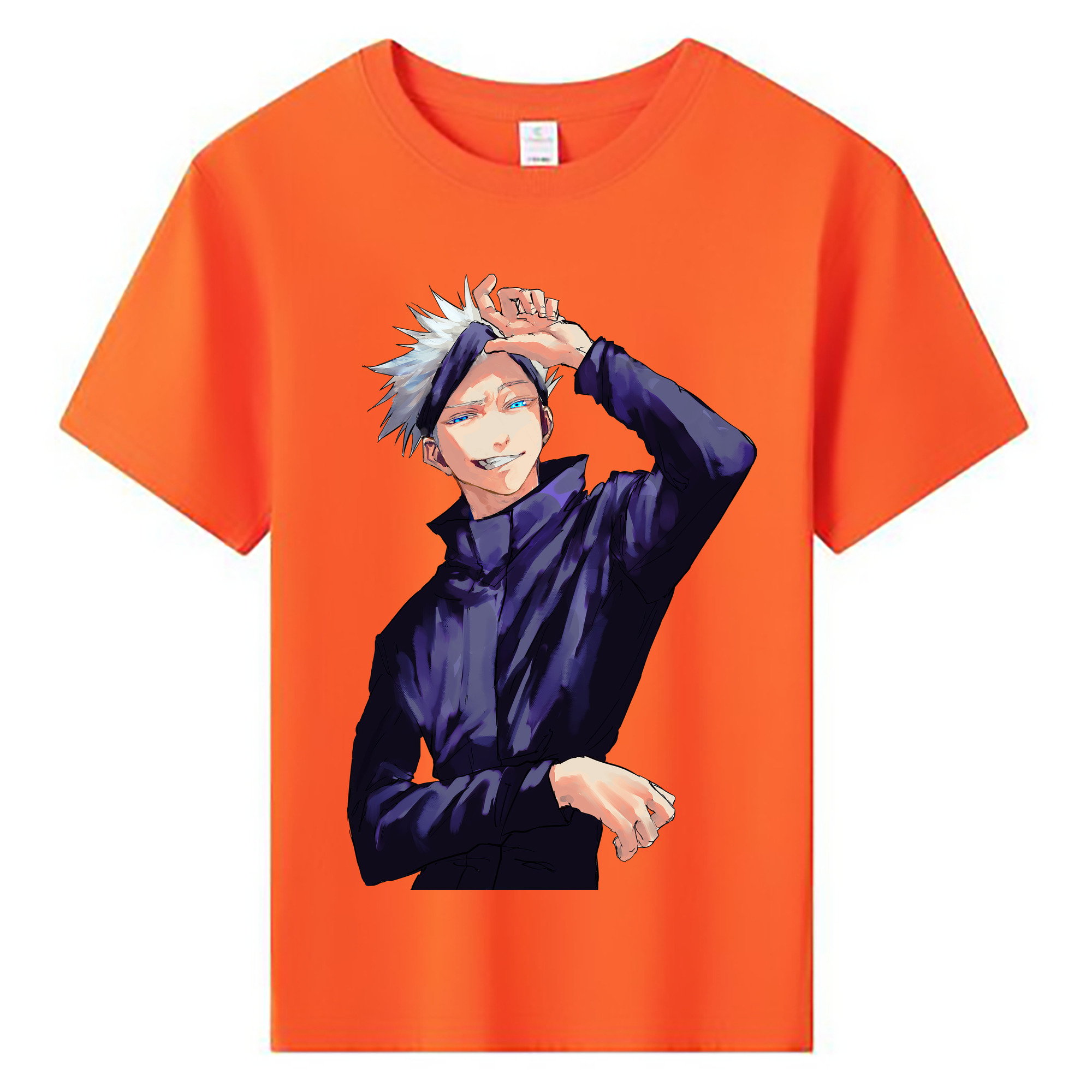 （画像用） 呪術廻戦 Jujutsu Kaisen 綿100％キッズTシャツ（フロントプリント）