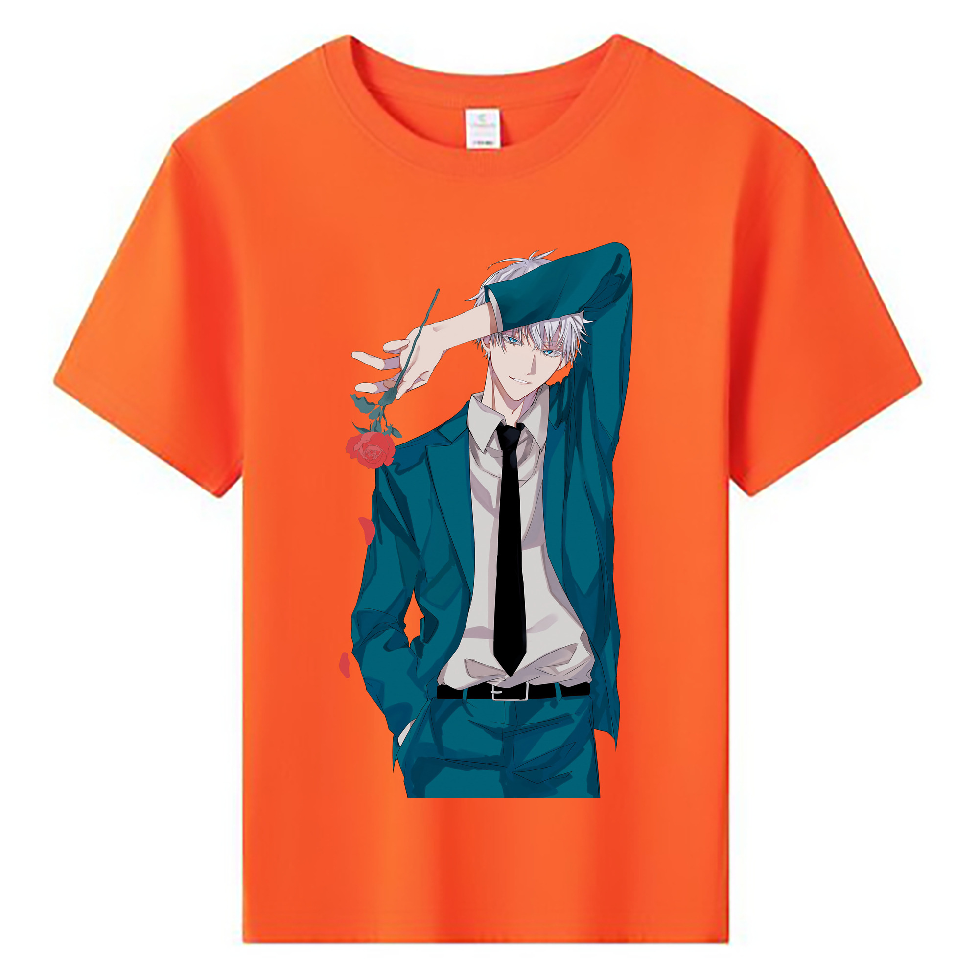 （画像用） 呪術廻戦 Jujutsu Kaisen 綿100％キッズTシャツ（フロントプリント）