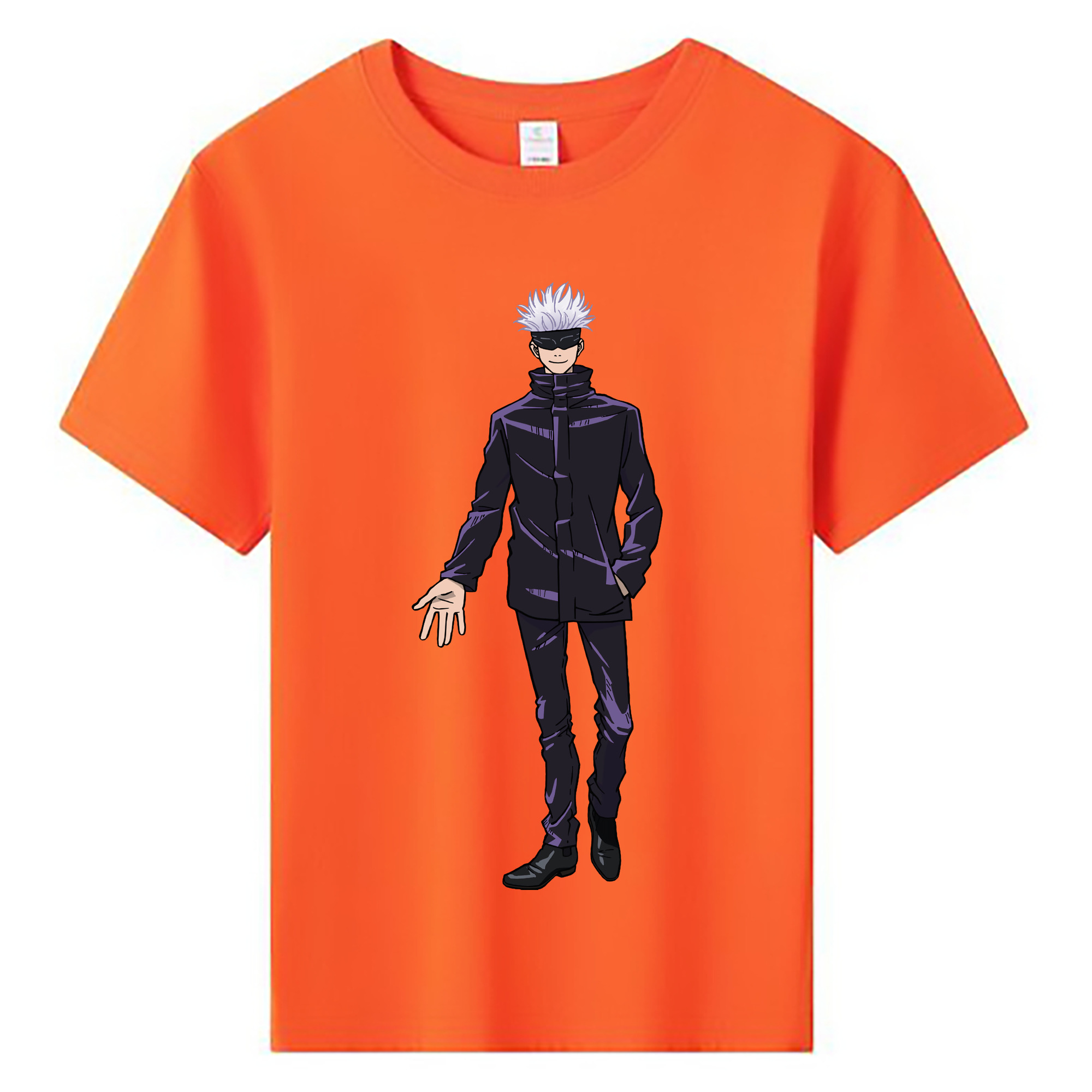 （画像用） 呪術廻戦 Jujutsu Kaisen 綿100％キッズTシャツ（フロントプリント）