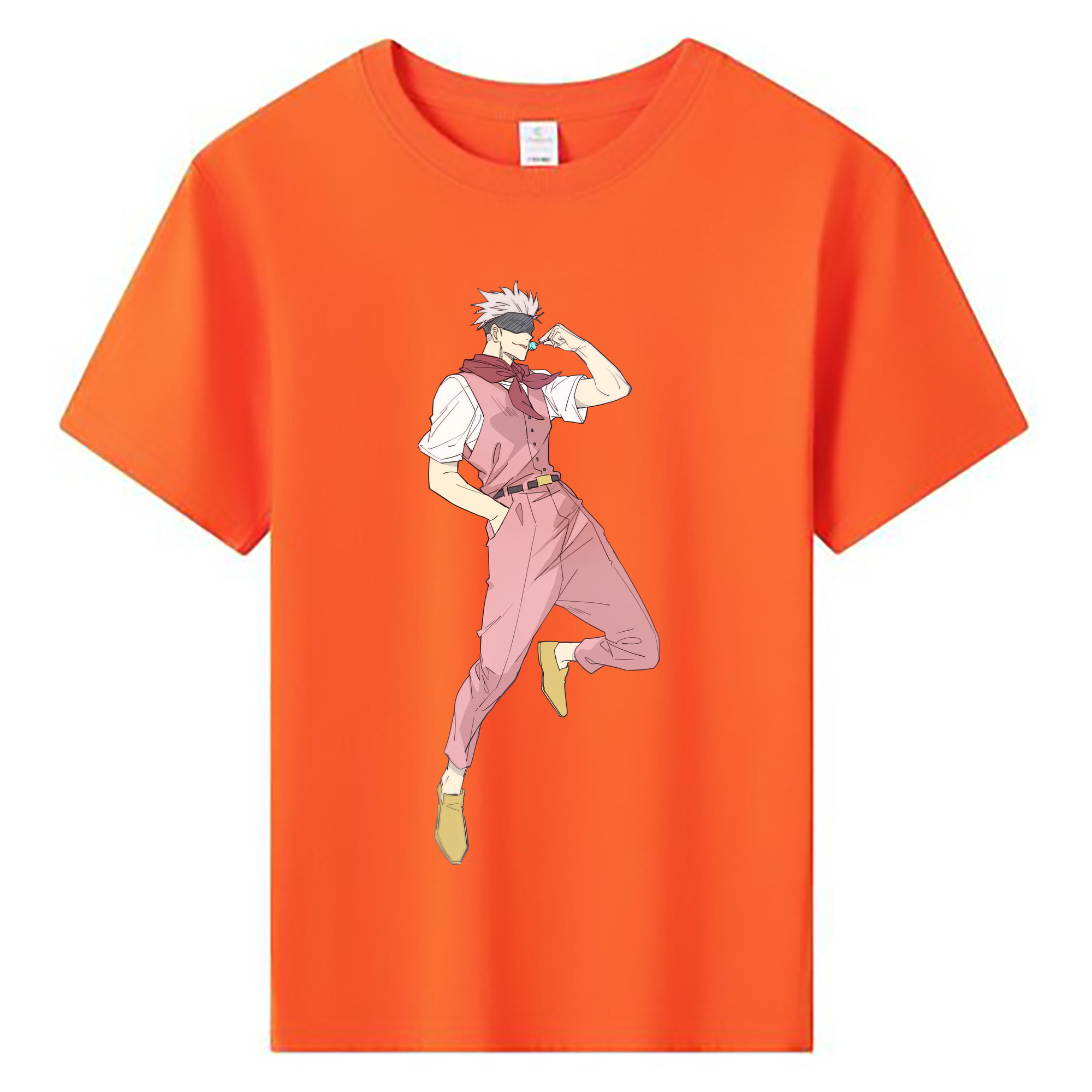 （画像用） 呪術廻戦 Jujutsu Kaisen 綿100％キッズTシャツ（フロントプリント）