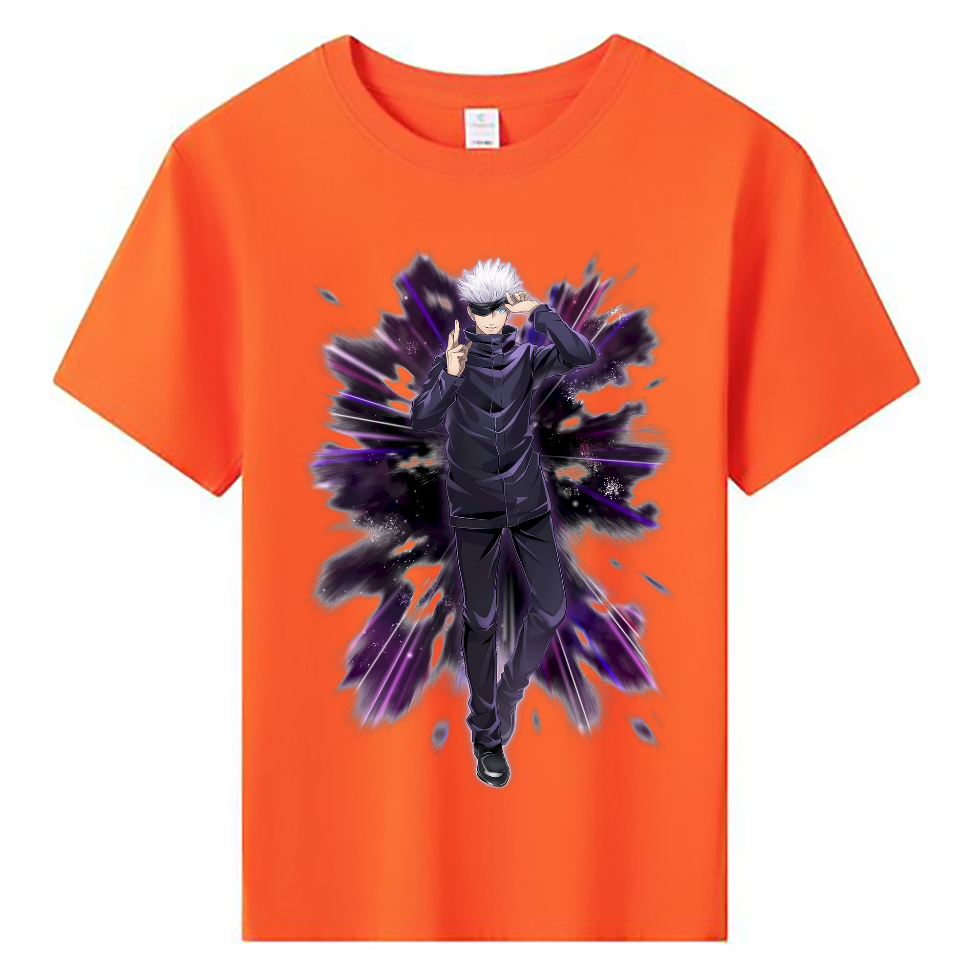 （画像用） 呪術廻戦 Jujutsu Kaisen 綿100％キッズTシャツ（フロントプリント）