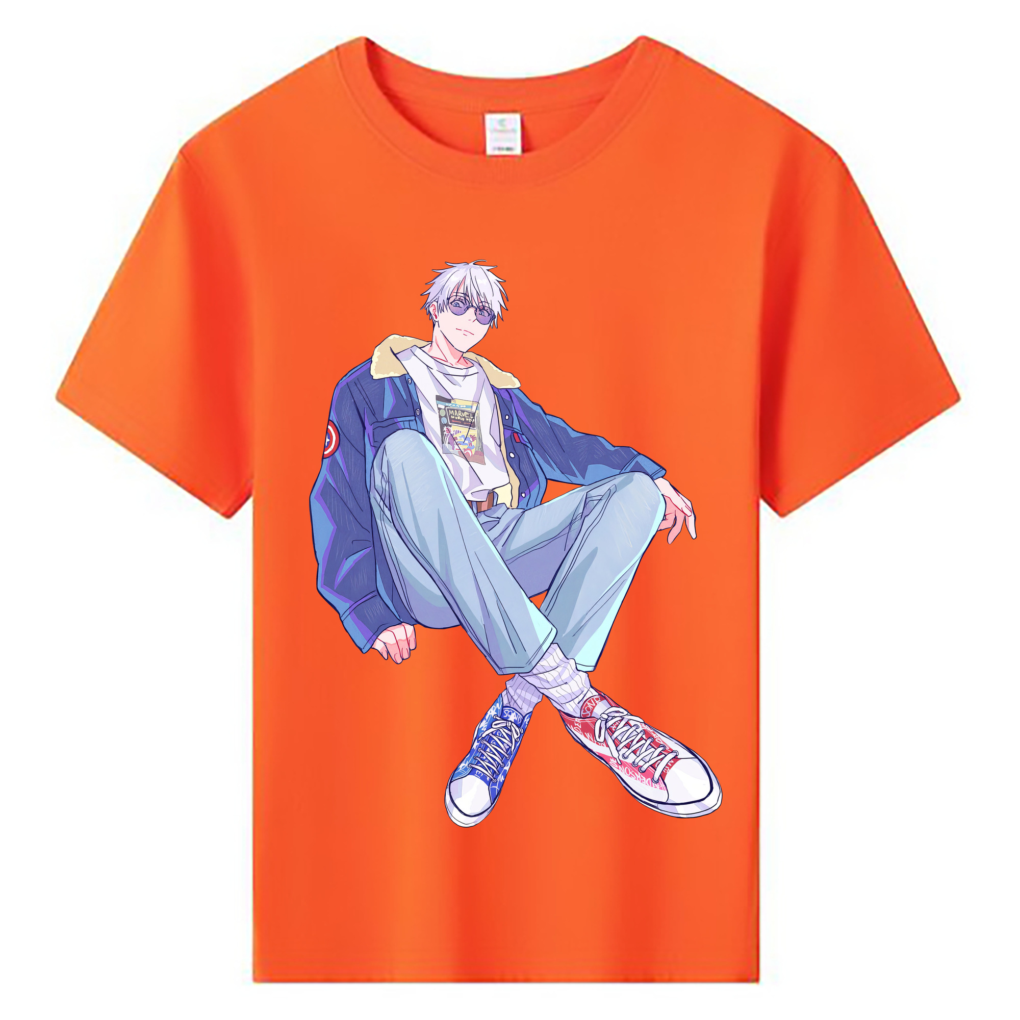 （画像用） 呪術廻戦 Jujutsu Kaisen 綿100％キッズTシャツ（フロントプリント）
