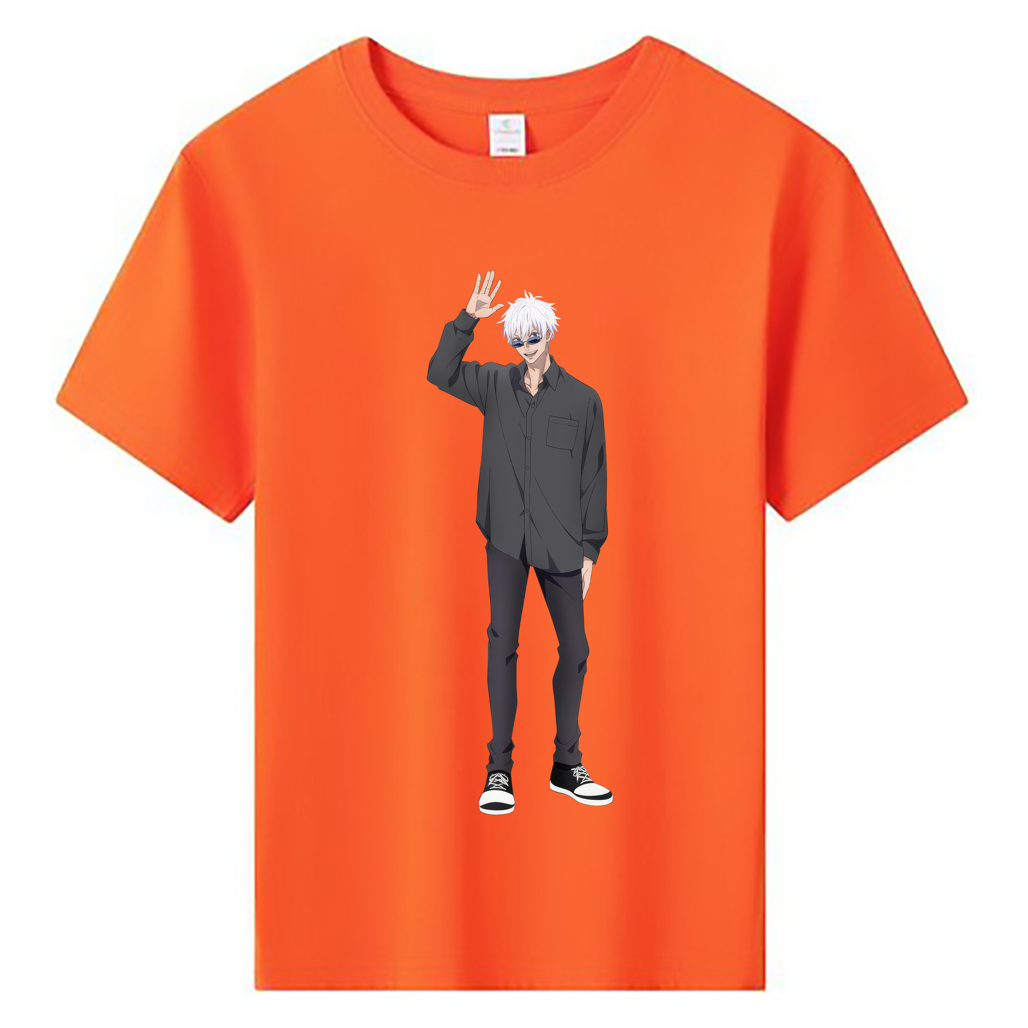 （画像用） 呪術廻戦 Jujutsu Kaisen 綿100％キッズTシャツ（フロントプリント）
