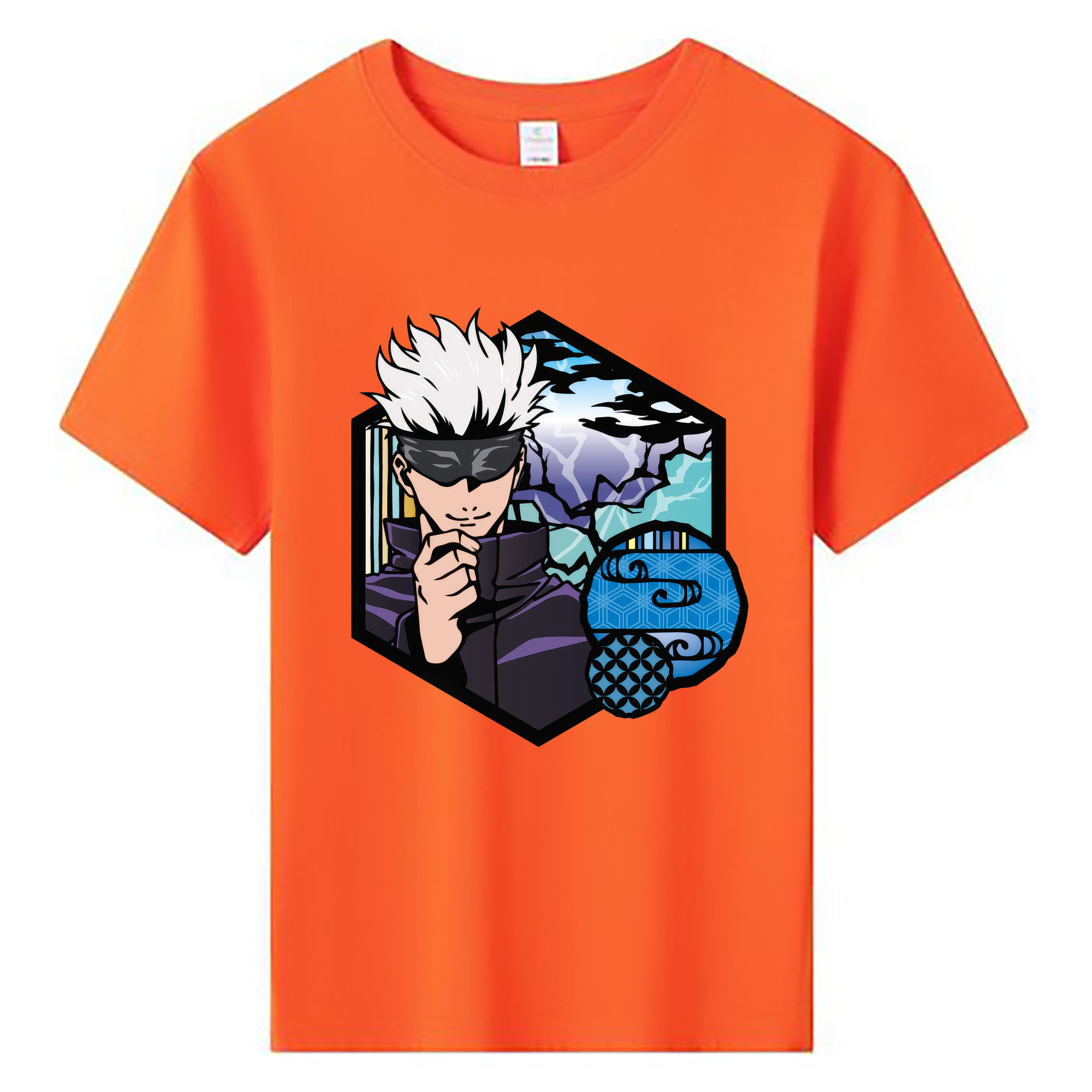 （画像用） 呪術廻戦 Jujutsu Kaisen 綿100％キッズTシャツ（フロントプリント）