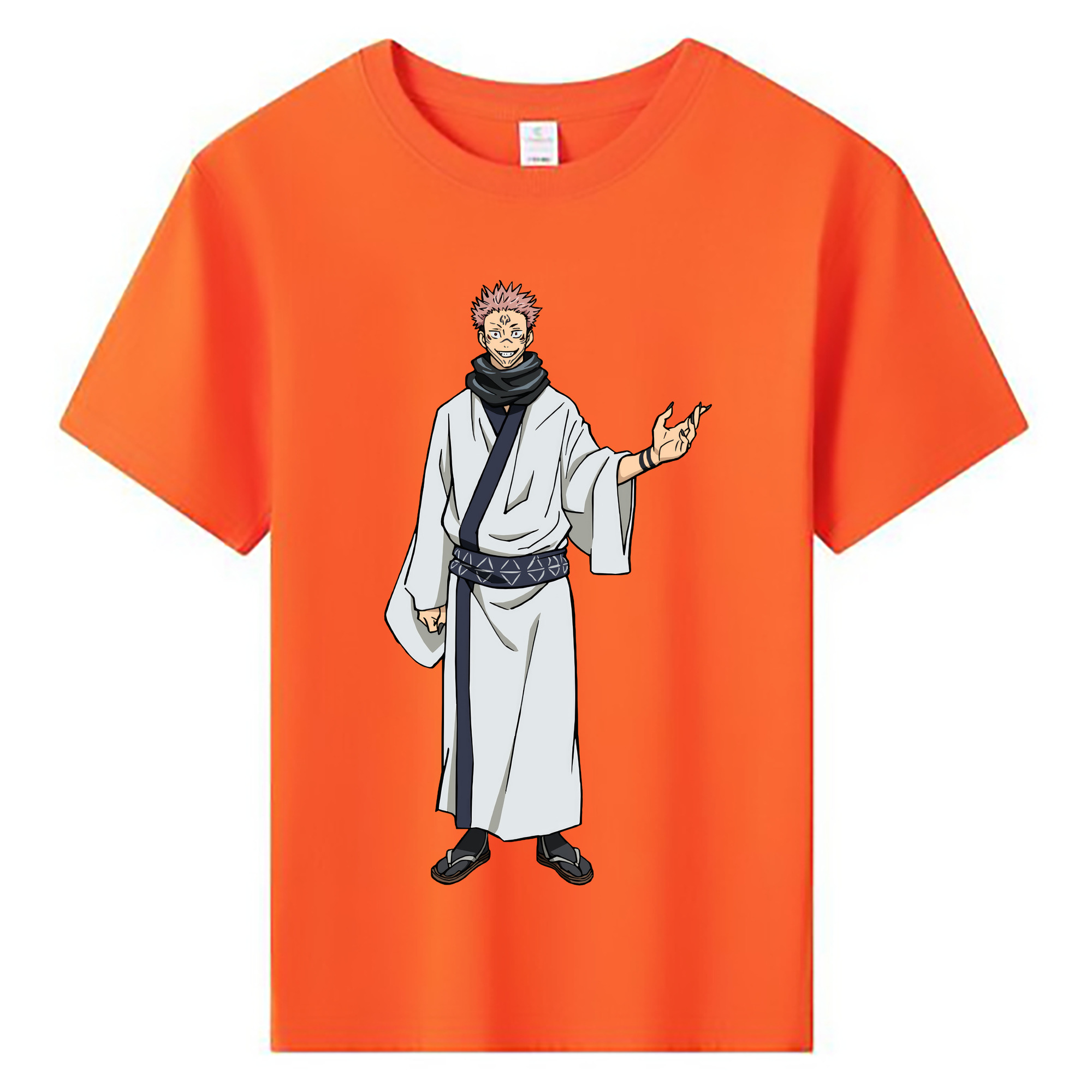 （画像用） 呪術廻戦 Jujutsu Kaisen 綿100％キッズTシャツ（フロントプリント）