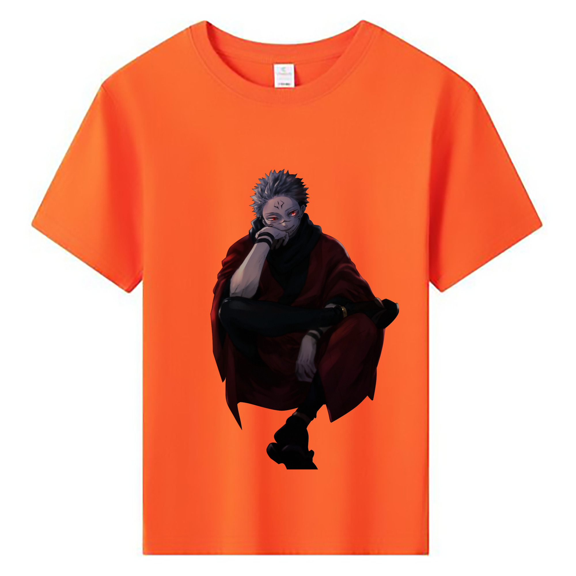 （画像用） 呪術廻戦 Jujutsu Kaisen 綿100％キッズTシャツ（フロントプリント）