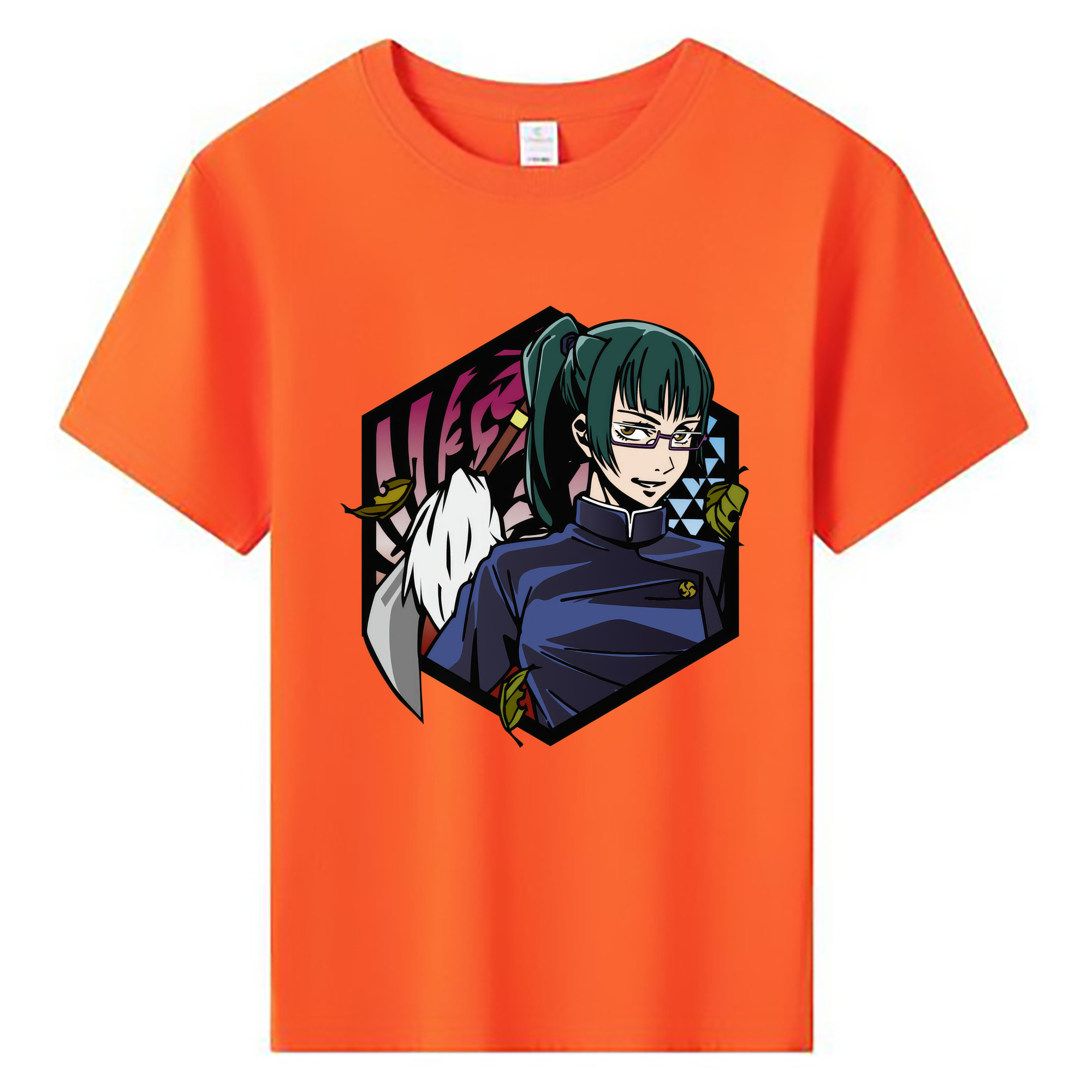（画像用） 呪術廻戦 Jujutsu Kaisen 綿100％キッズTシャツ（フロントプリント）