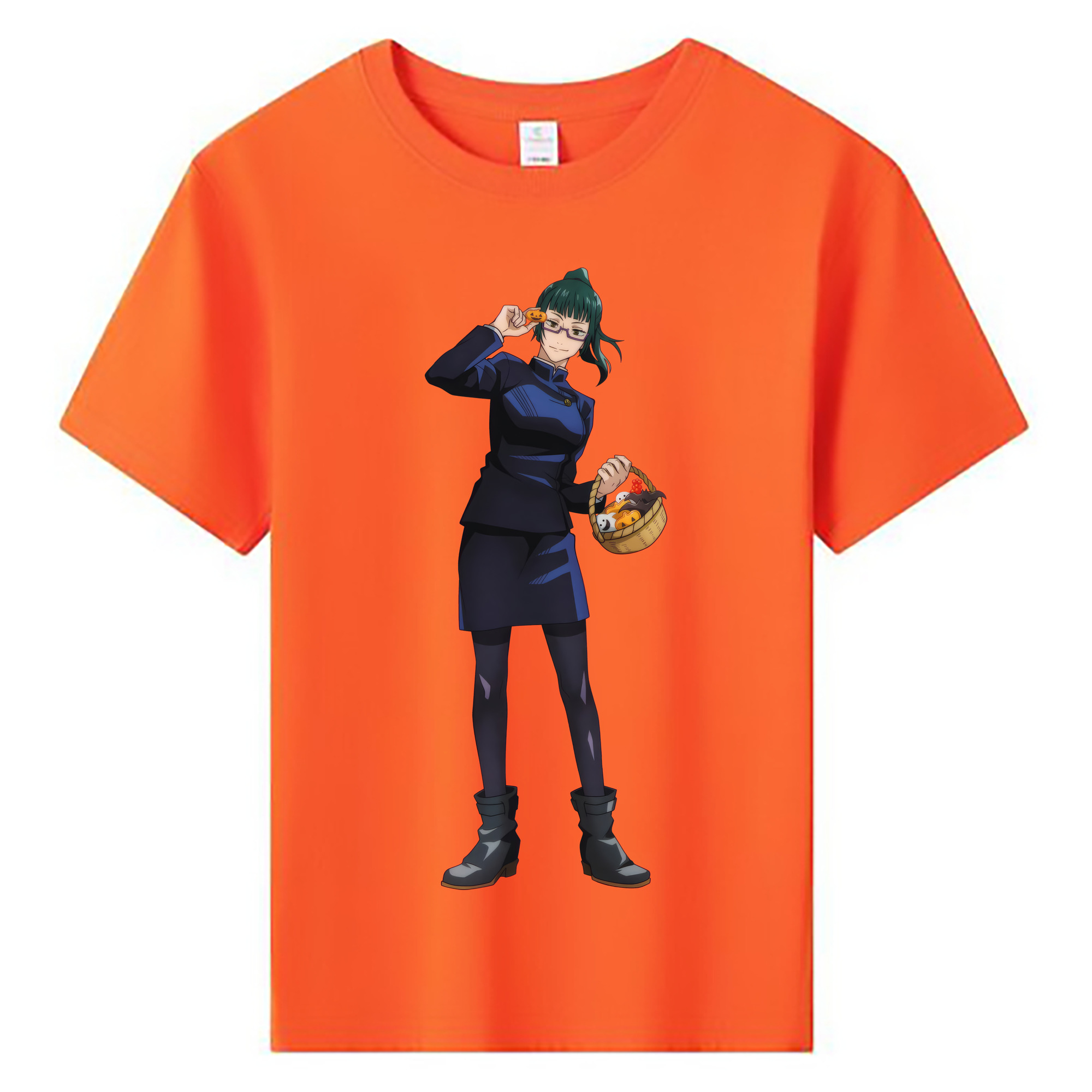 （画像用） 呪術廻戦 Jujutsu Kaisen 綿100％キッズTシャツ（フロントプリント）