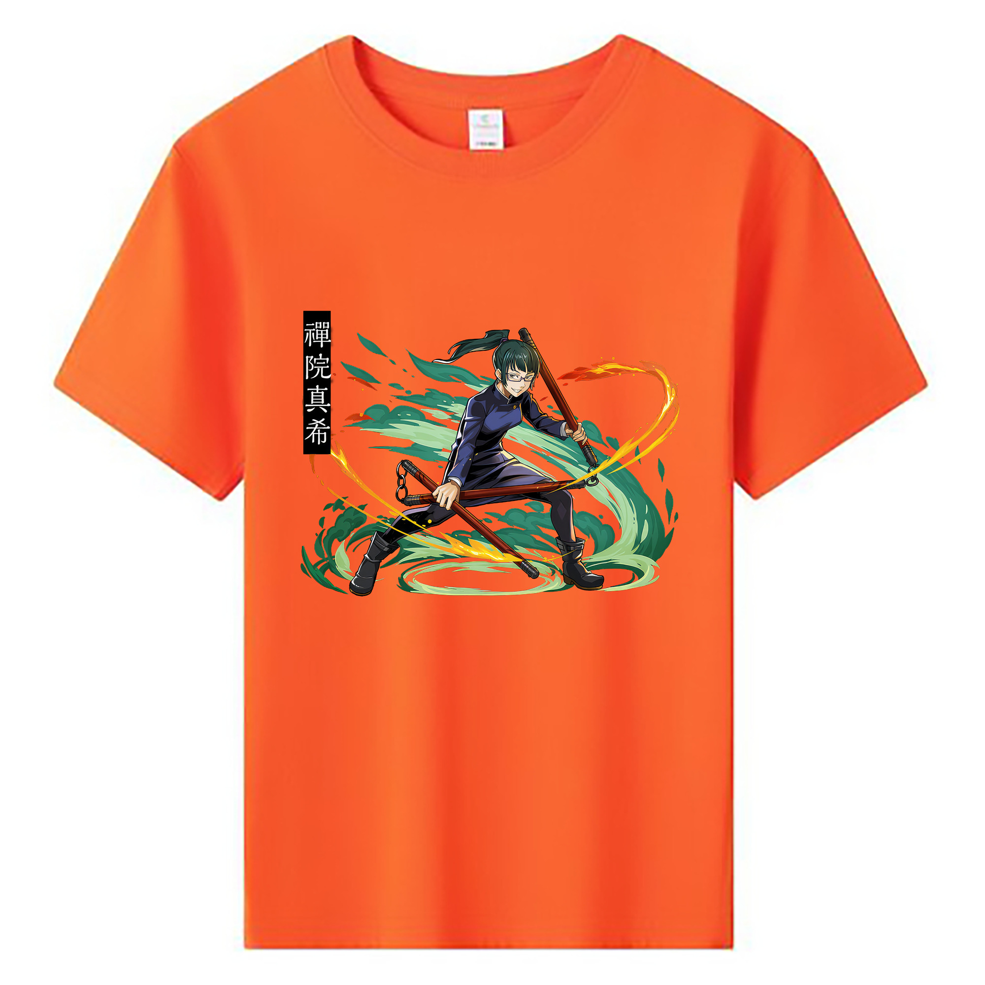 （画像用） 呪術廻戦 Jujutsu Kaisen 綿100％キッズTシャツ（フロントプリント）