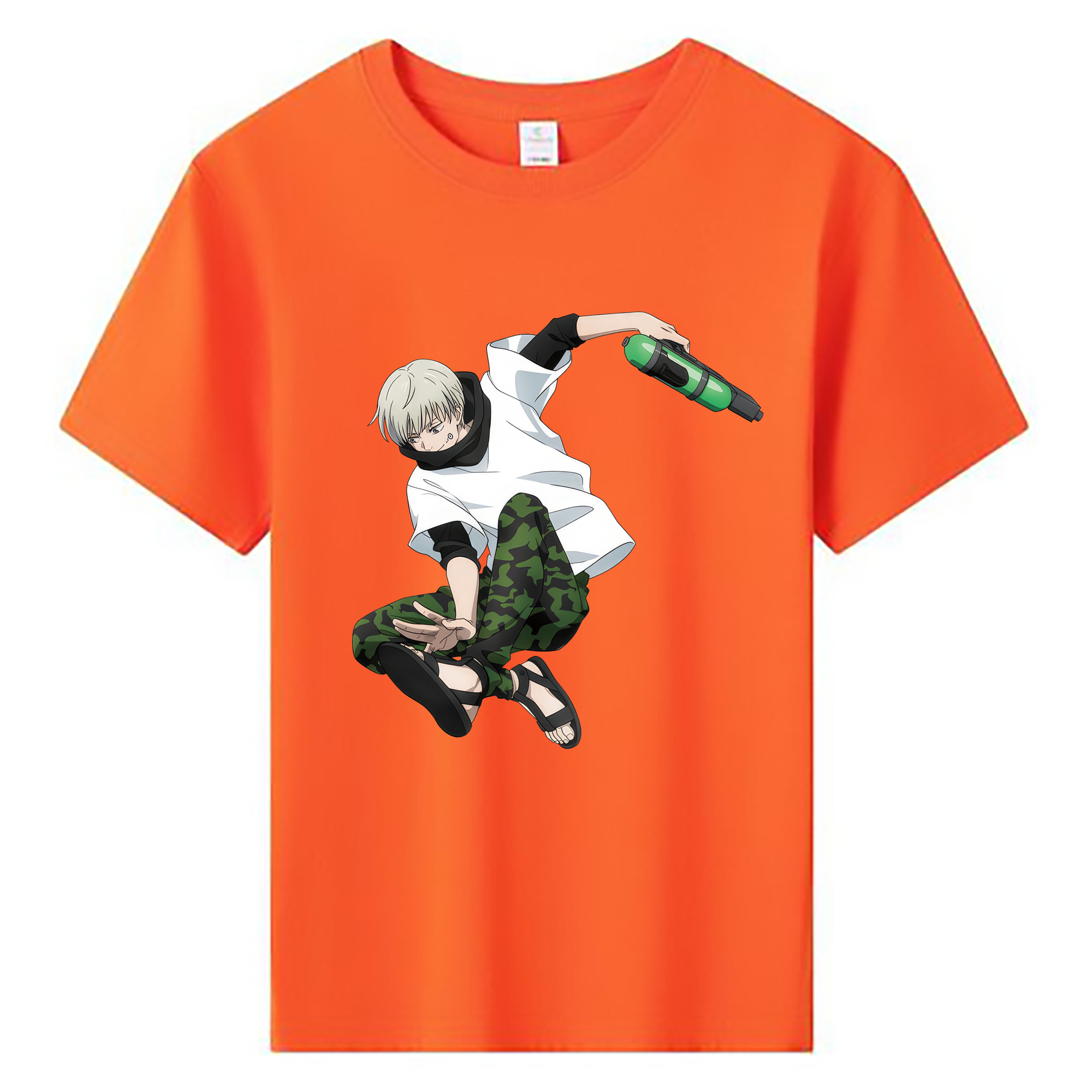 （画像用） 呪術廻戦 Jujutsu Kaisen 綿100％キッズTシャツ（フロントプリント）