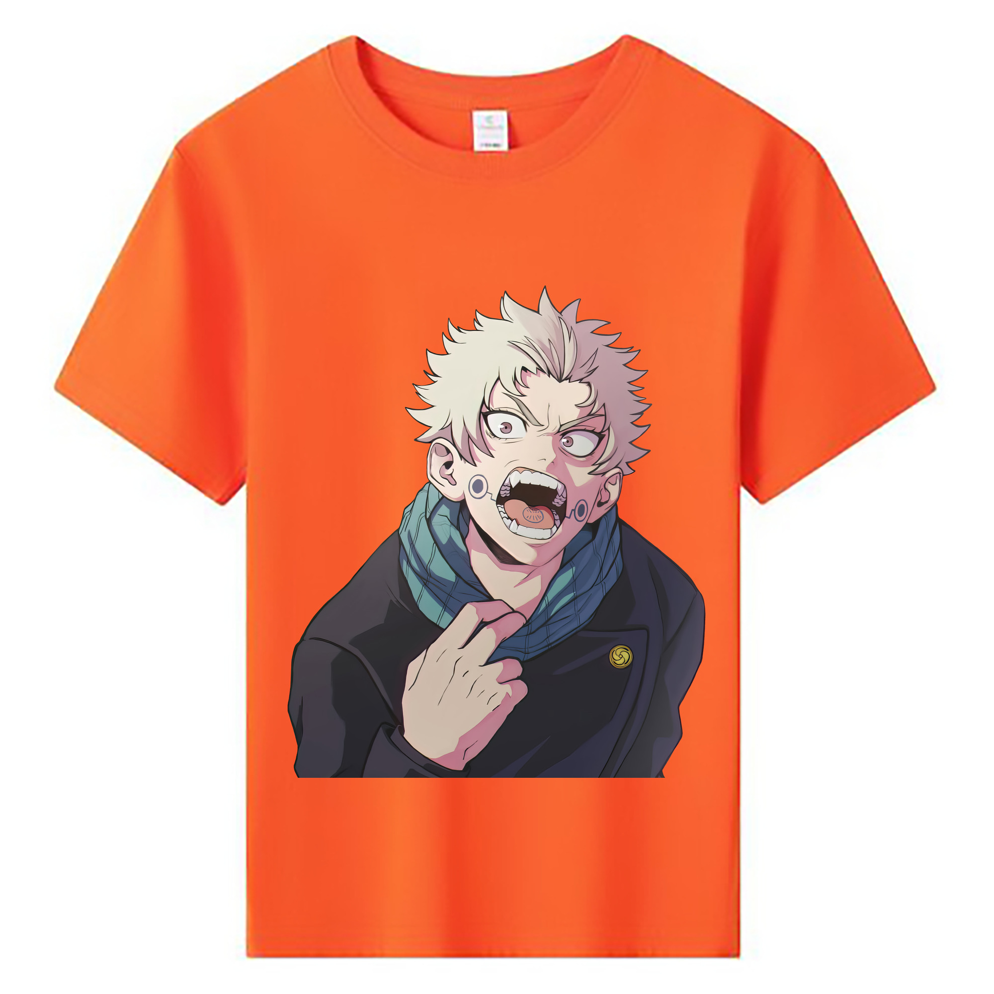 （画像用） 呪術廻戦 Jujutsu Kaisen 綿100％キッズTシャツ（フロントプリント）