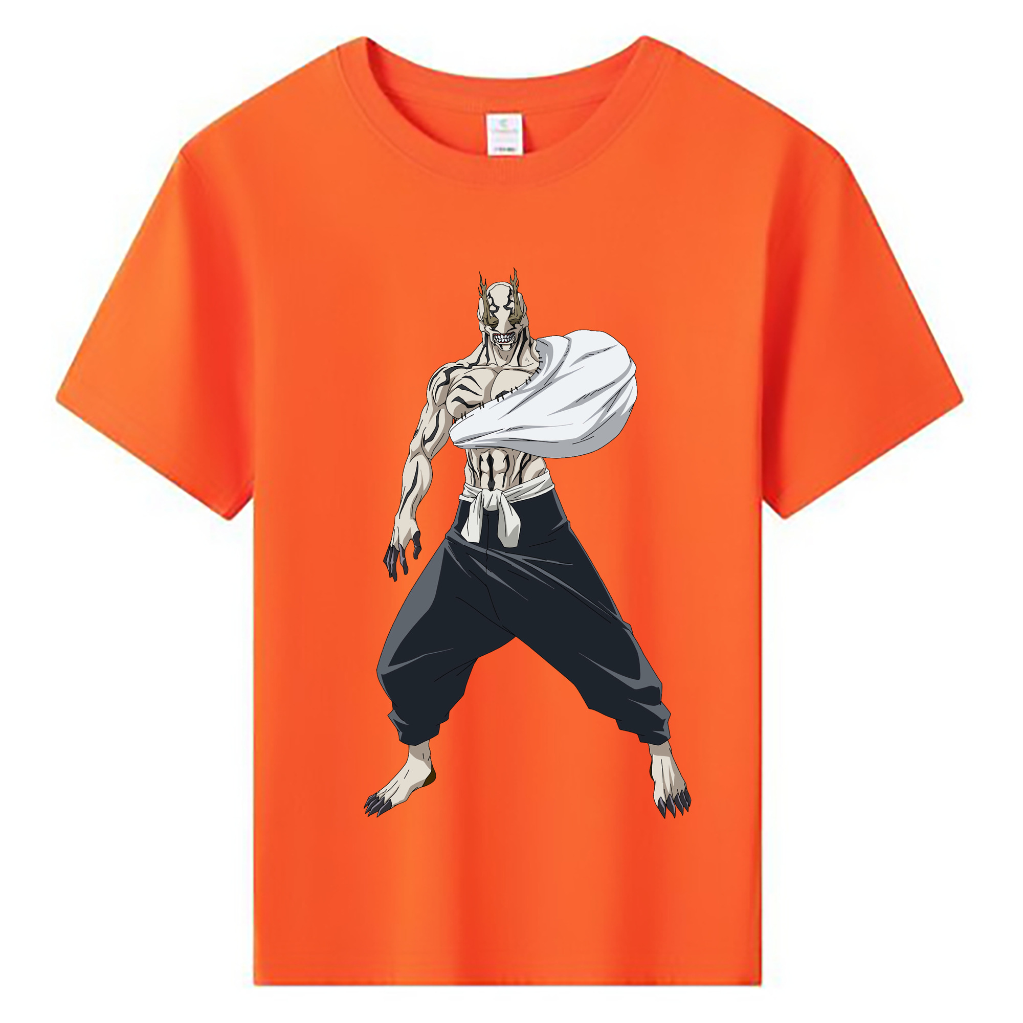 （画像用） 呪術廻戦 Jujutsu Kaisen 綿100％キッズTシャツ（フロントプリント）