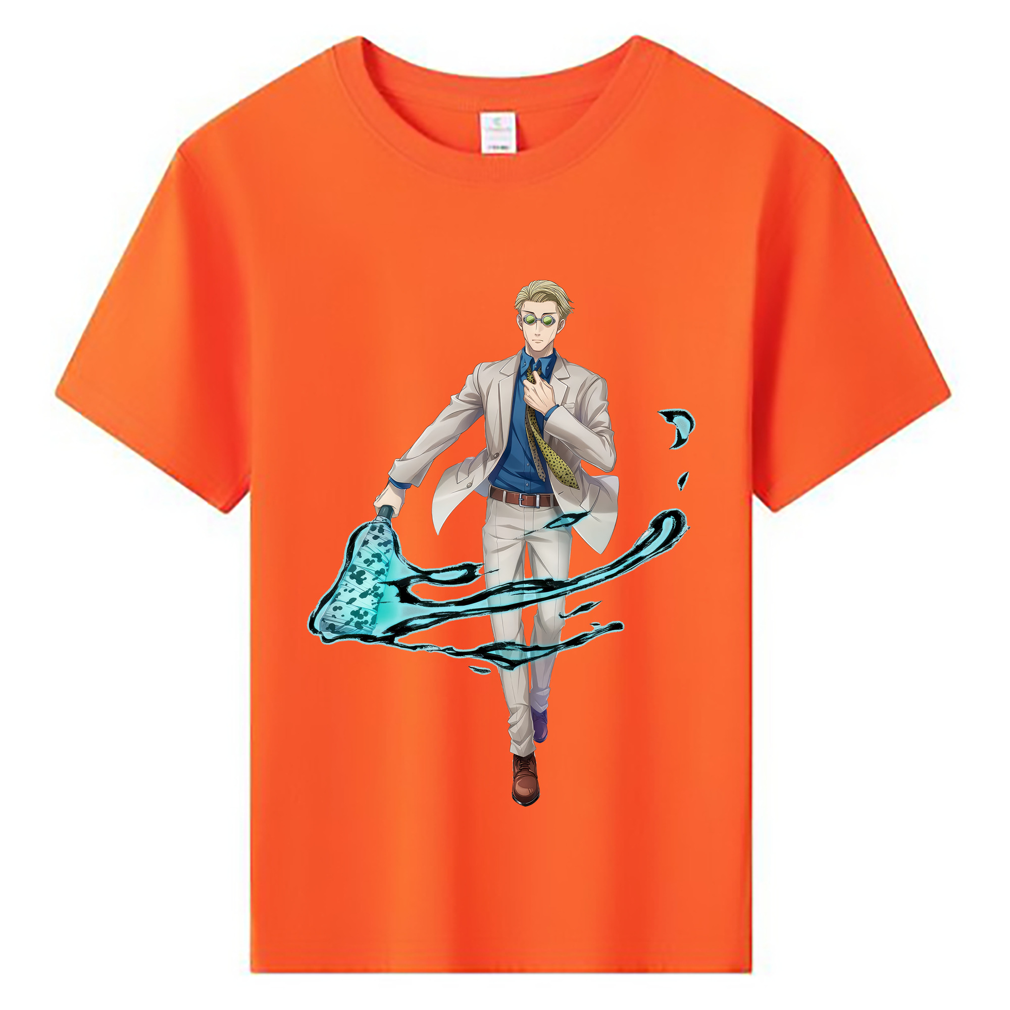 （画像用） 呪術廻戦 Jujutsu Kaisen 綿100％キッズTシャツ（フロントプリント）