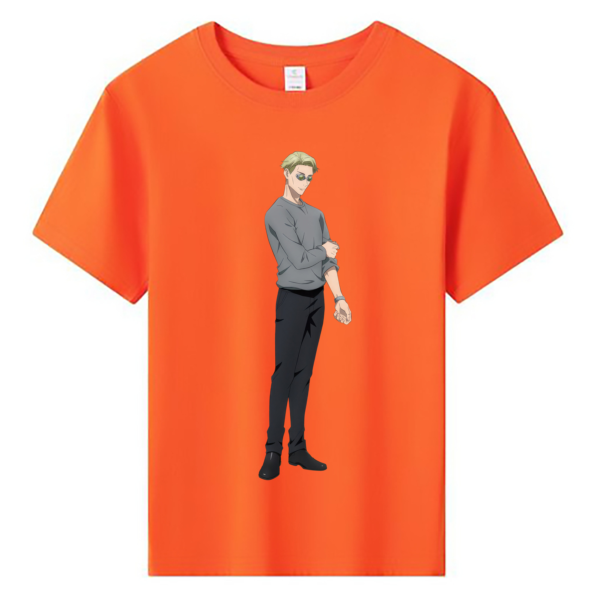 （画像用） 呪術廻戦 Jujutsu Kaisen 綿100％キッズTシャツ（フロントプリント）