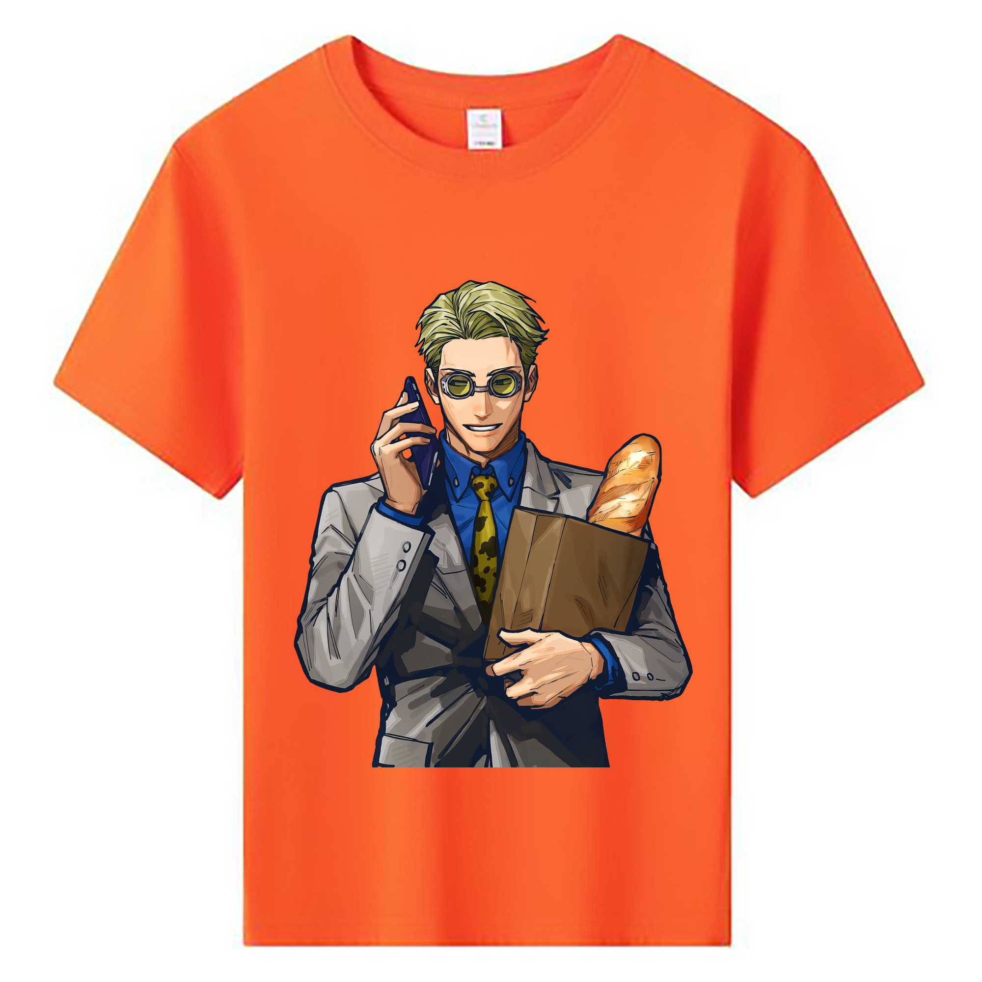 （画像用） 呪術廻戦 Jujutsu Kaisen 綿100％キッズTシャツ（フロントプリント）