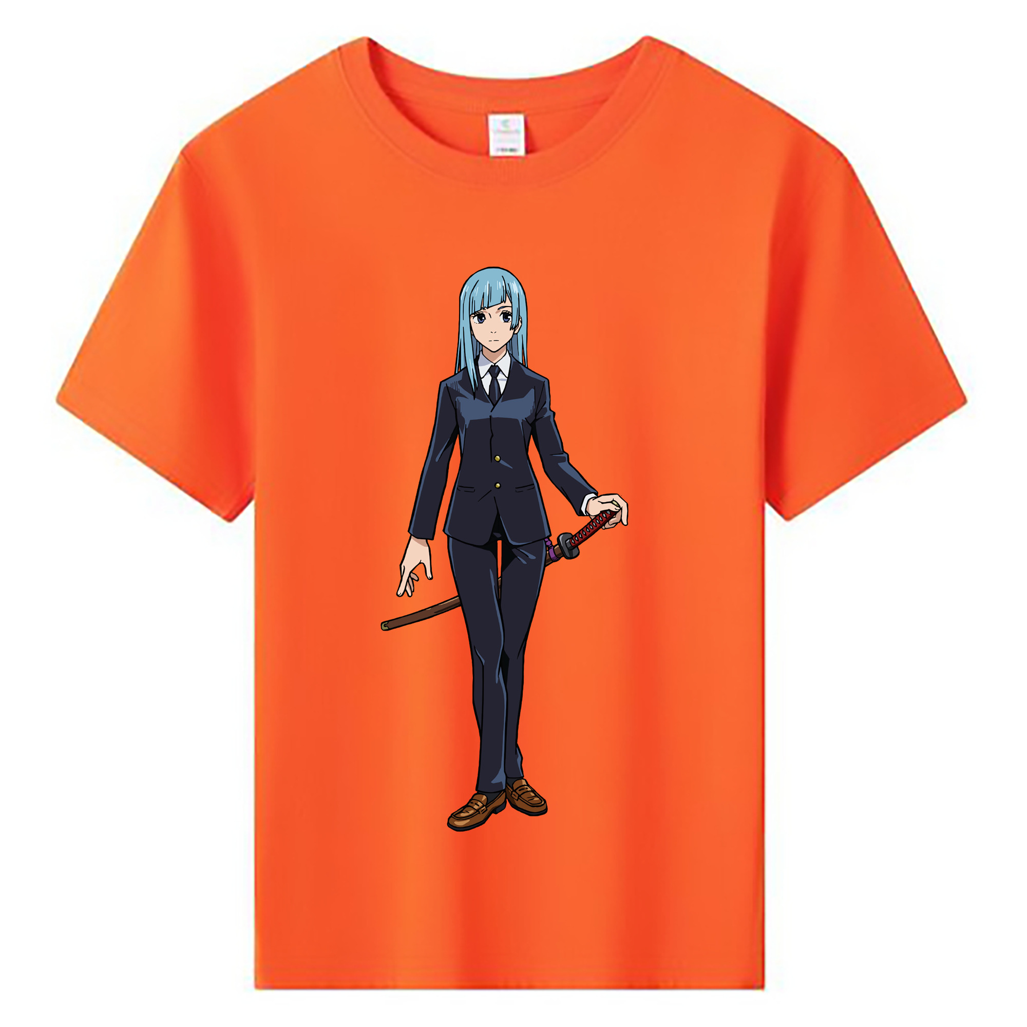 （画像用） 呪術廻戦 Jujutsu Kaisen 綿100％キッズTシャツ（フロントプリント）
