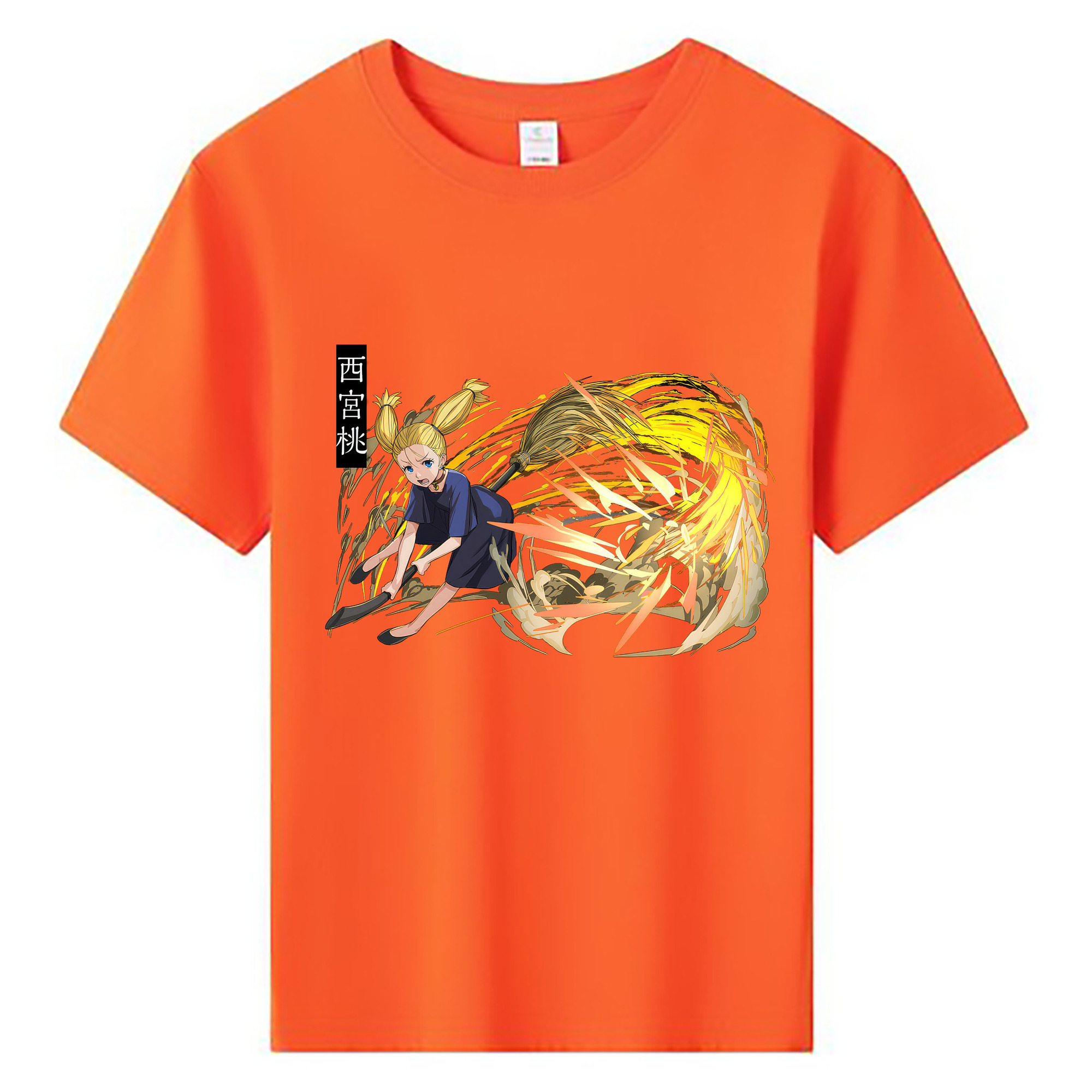 （画像用） 呪術廻戦 Jujutsu Kaisen 綿100％キッズTシャツ（フロントプリント）
