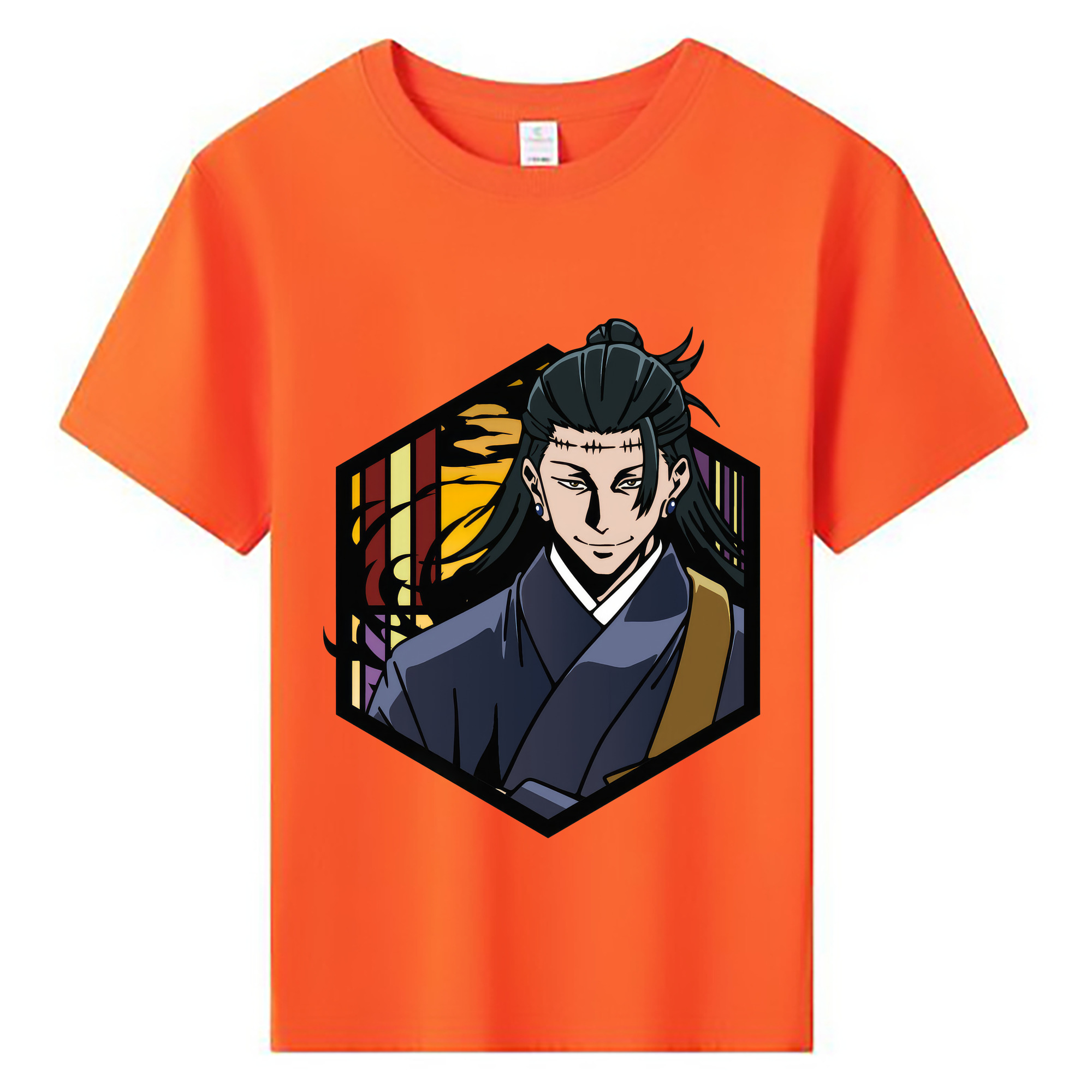（画像用） 呪術廻戦 Jujutsu Kaisen 綿100％キッズTシャツ（フロントプリント）