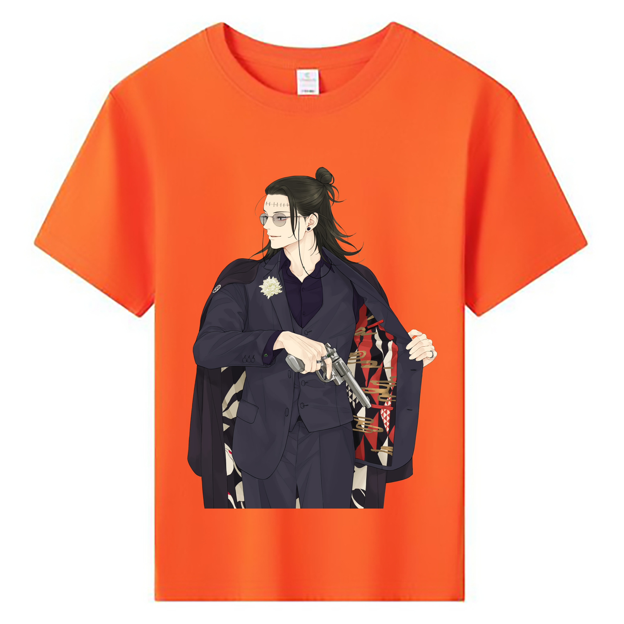 （画像用） 呪術廻戦 Jujutsu Kaisen 綿100％キッズTシャツ（フロントプリント）