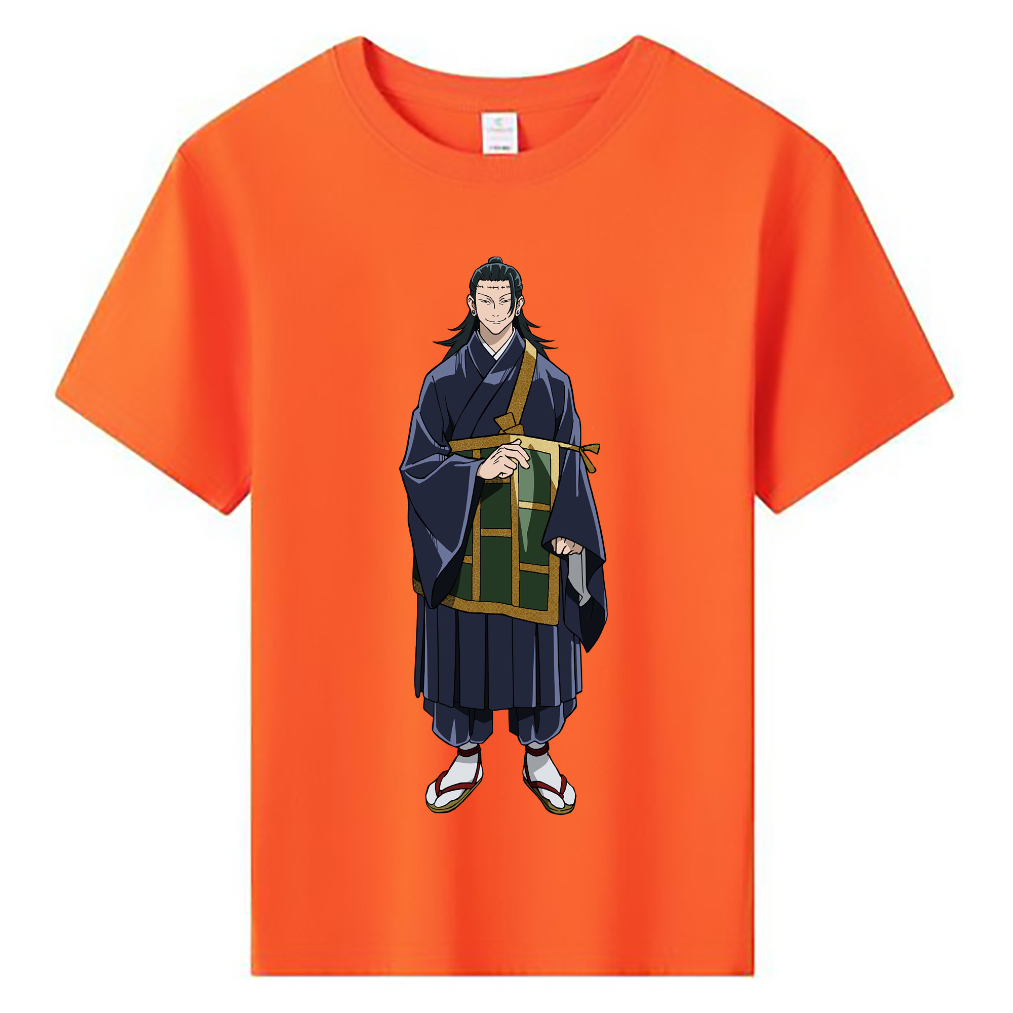 （画像用） 呪術廻戦 Jujutsu Kaisen 綿100％キッズTシャツ（フロントプリント）