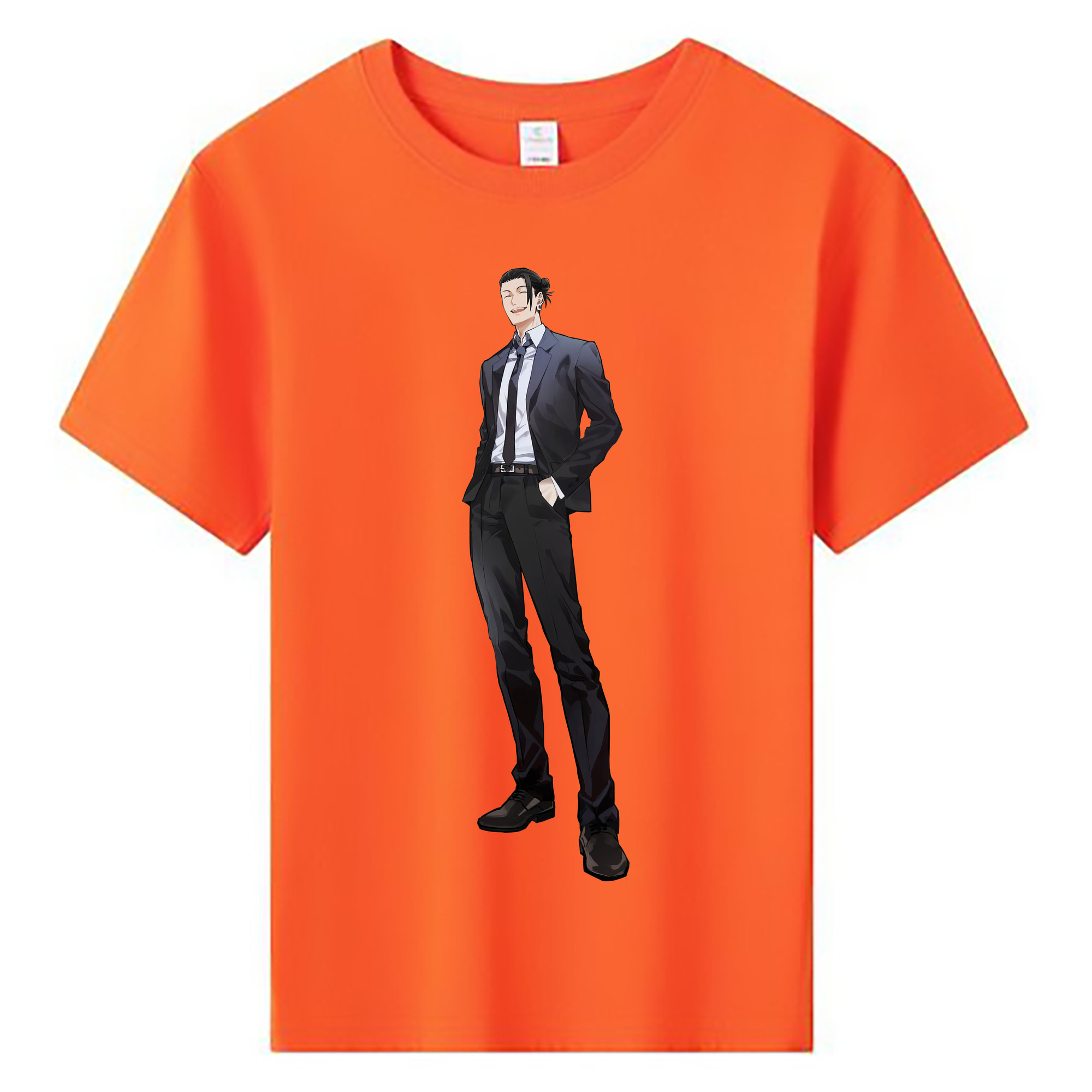 （画像用） 呪術廻戦 Jujutsu Kaisen 綿100％キッズTシャツ（フロントプリント）
