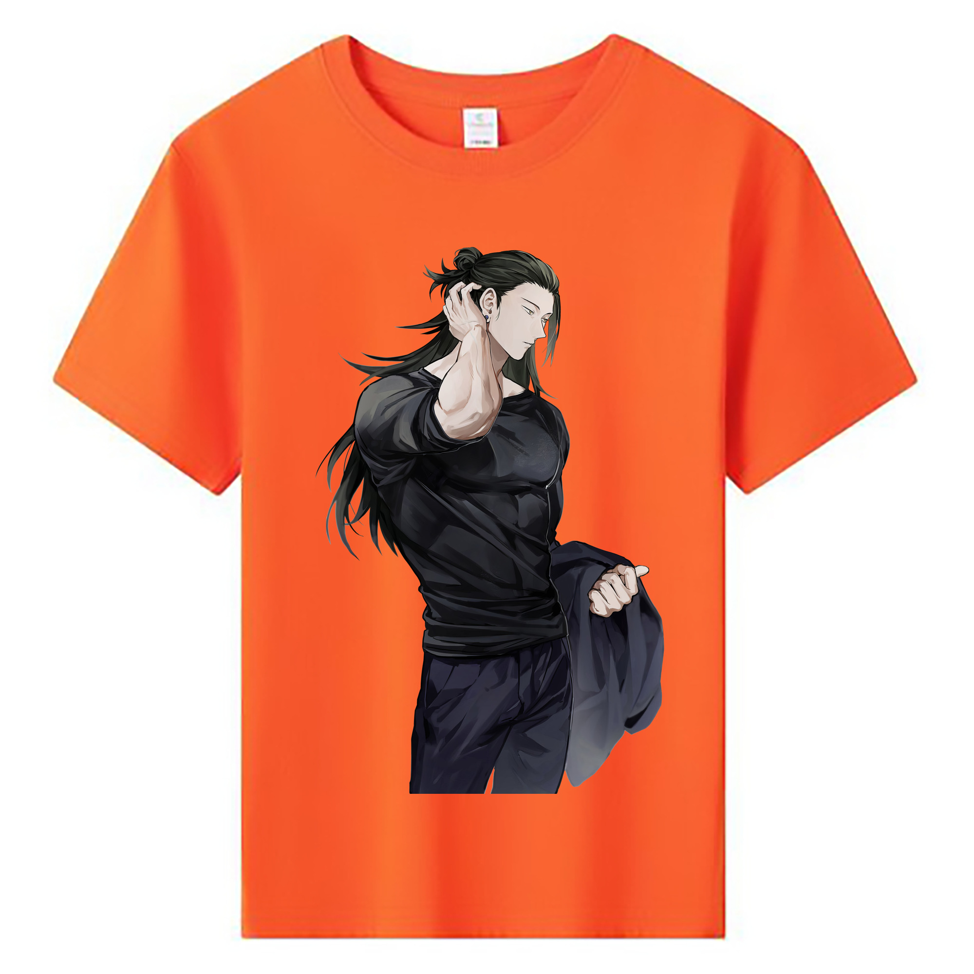 （画像用） 呪術廻戦 Jujutsu Kaisen 綿100％キッズTシャツ（フロントプリント）