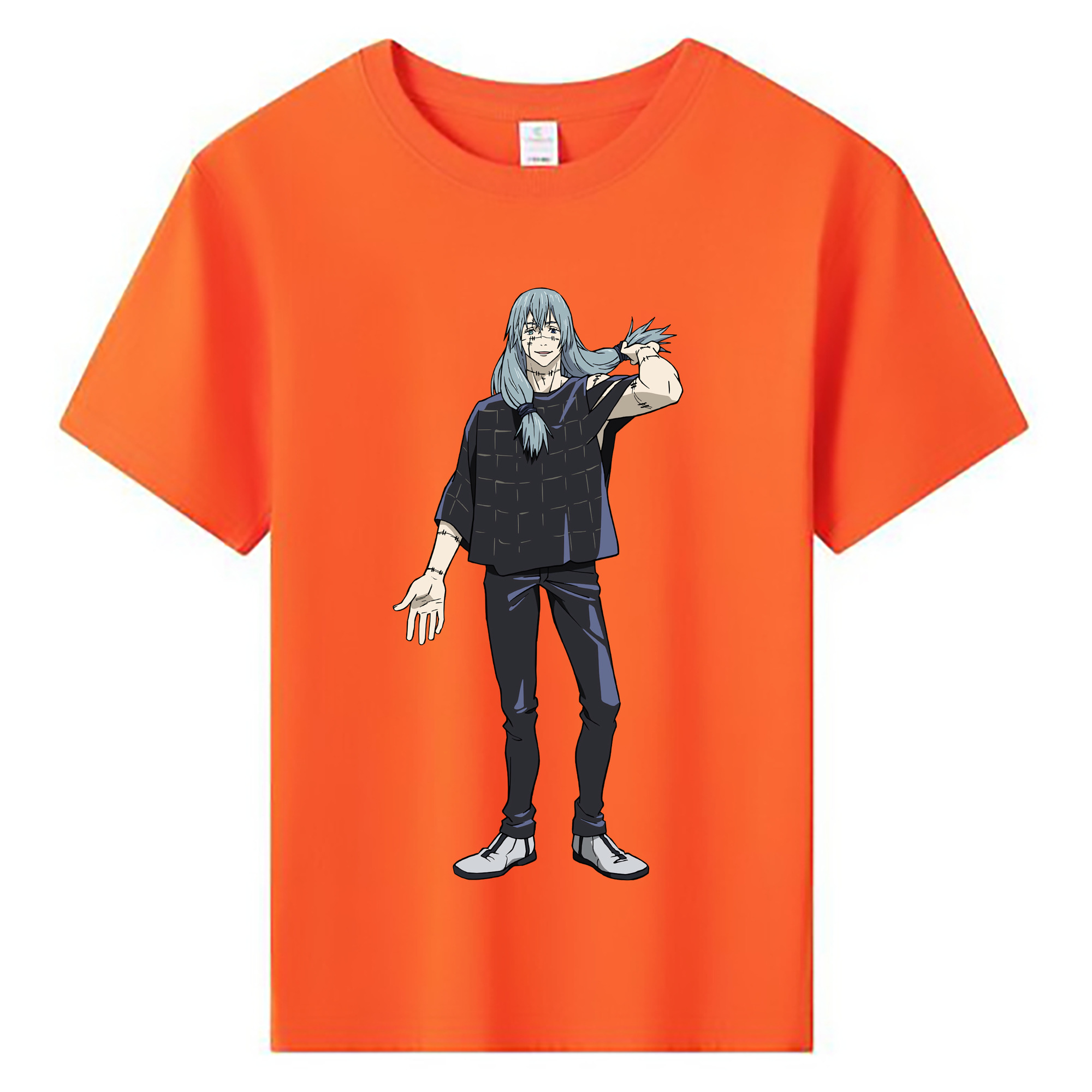 （画像用） 呪術廻戦 Jujutsu Kaisen 綿100％キッズTシャツ（フロントプリント）