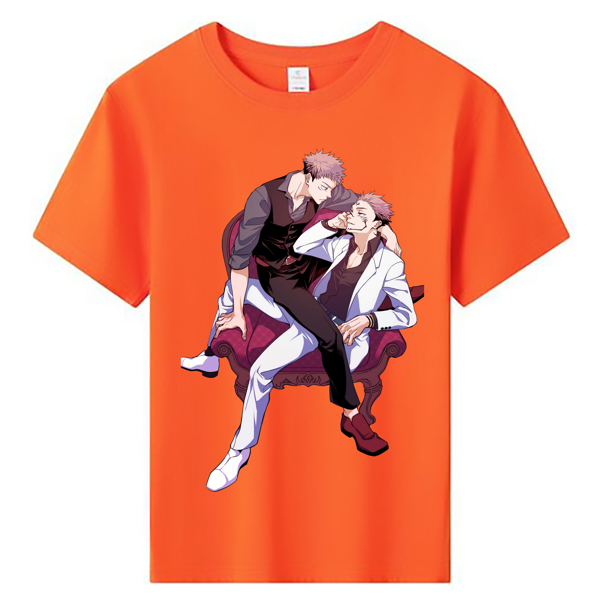 （画像用） 呪術廻戦 Jujutsu Kaisen 綿100％キッズTシャツ（フロントプリント）