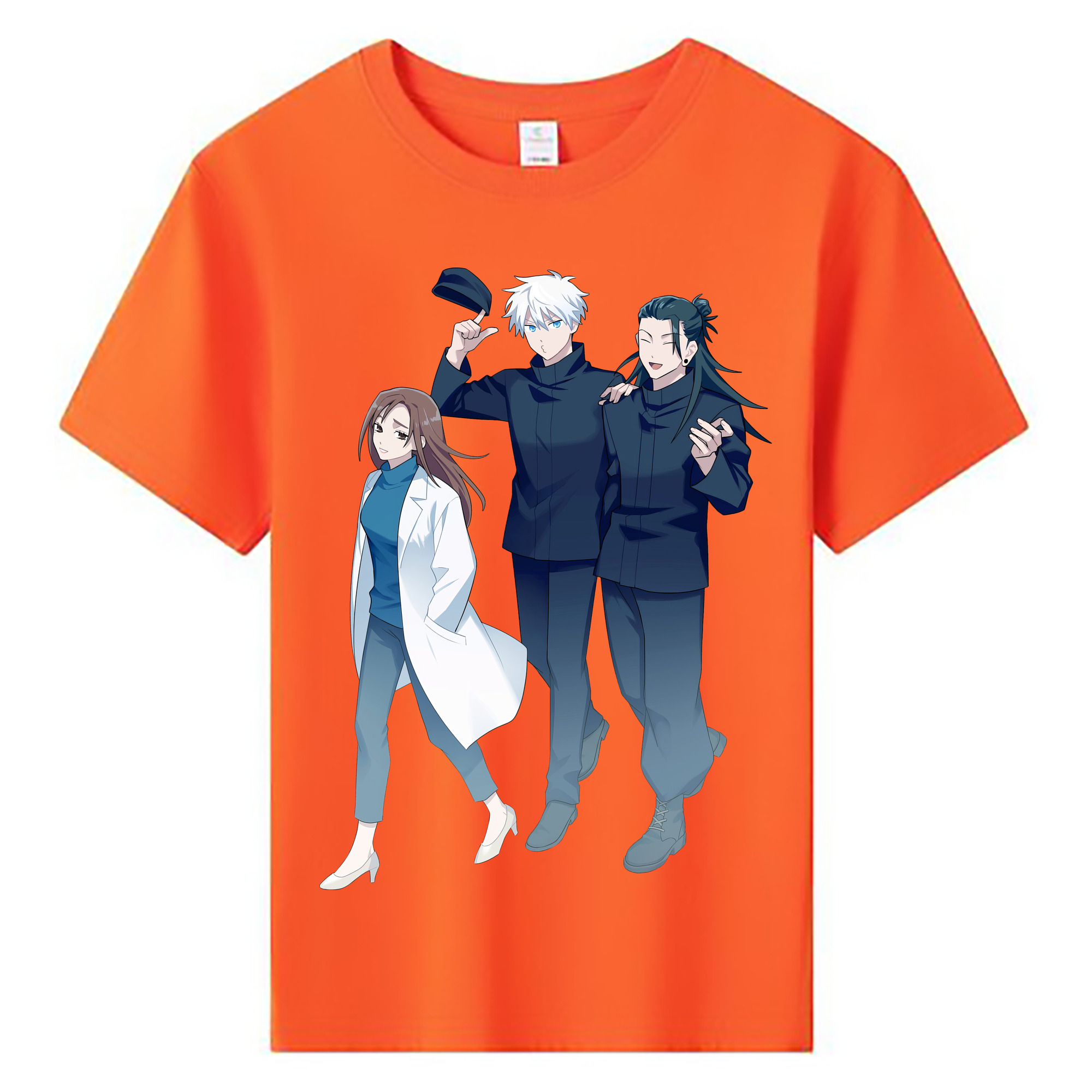 （画像用） 呪術廻戦 Jujutsu Kaisen 綿100％キッズTシャツ（フロントプリント）