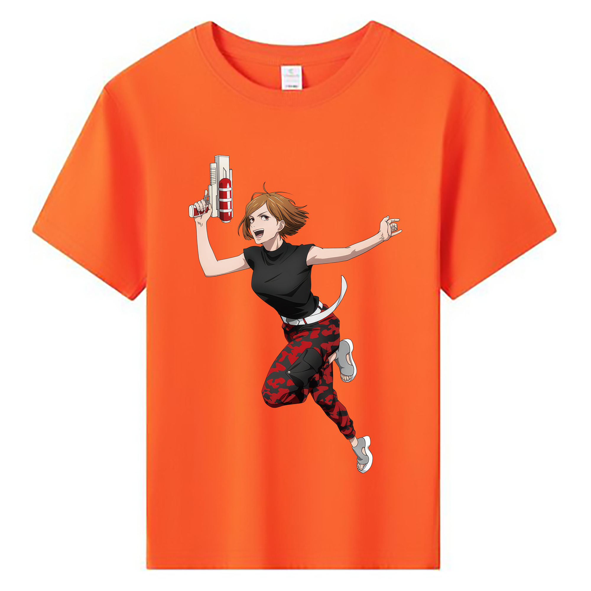 （画像用） 呪術廻戦 Jujutsu Kaisen 綿100％キッズTシャツ（フロントプリント）