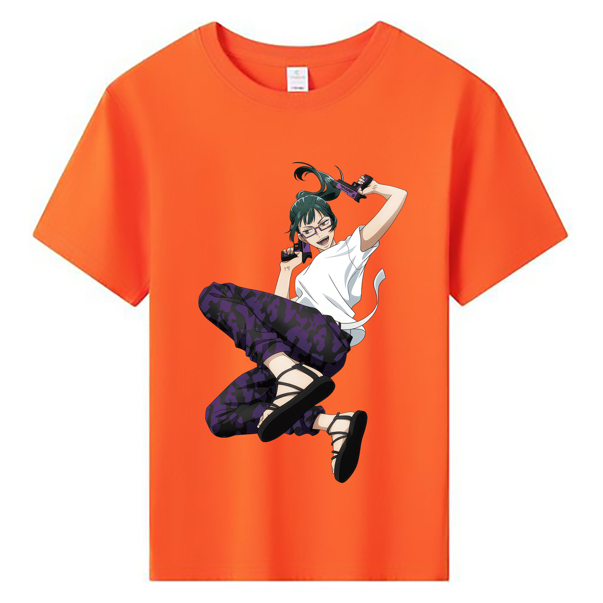（画像用） 呪術廻戦 Jujutsu Kaisen 綿100％キッズTシャツ（フロントプリント）