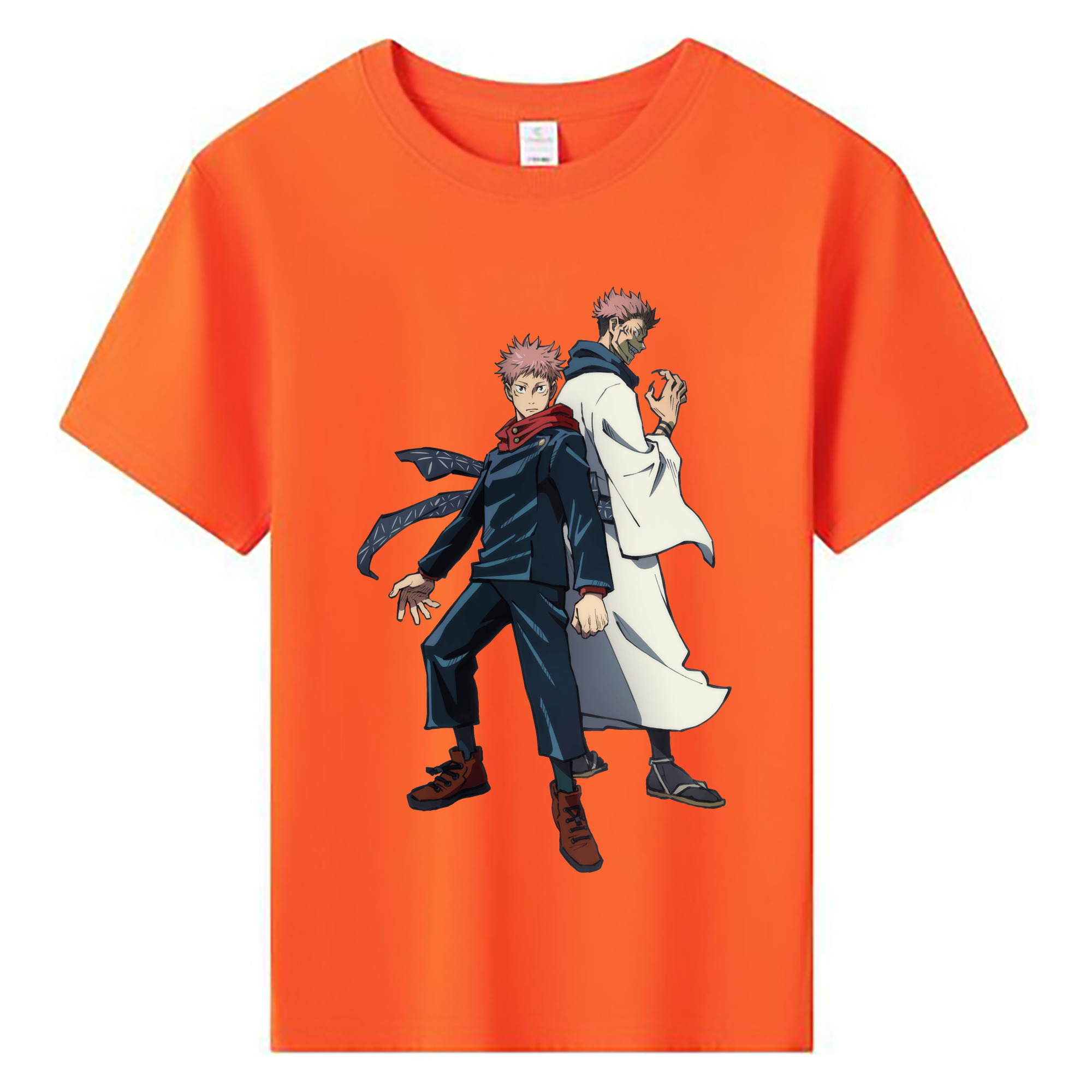 （画像用） 呪術廻戦 Jujutsu Kaisen 綿100％キッズTシャツ（フロントプリント）