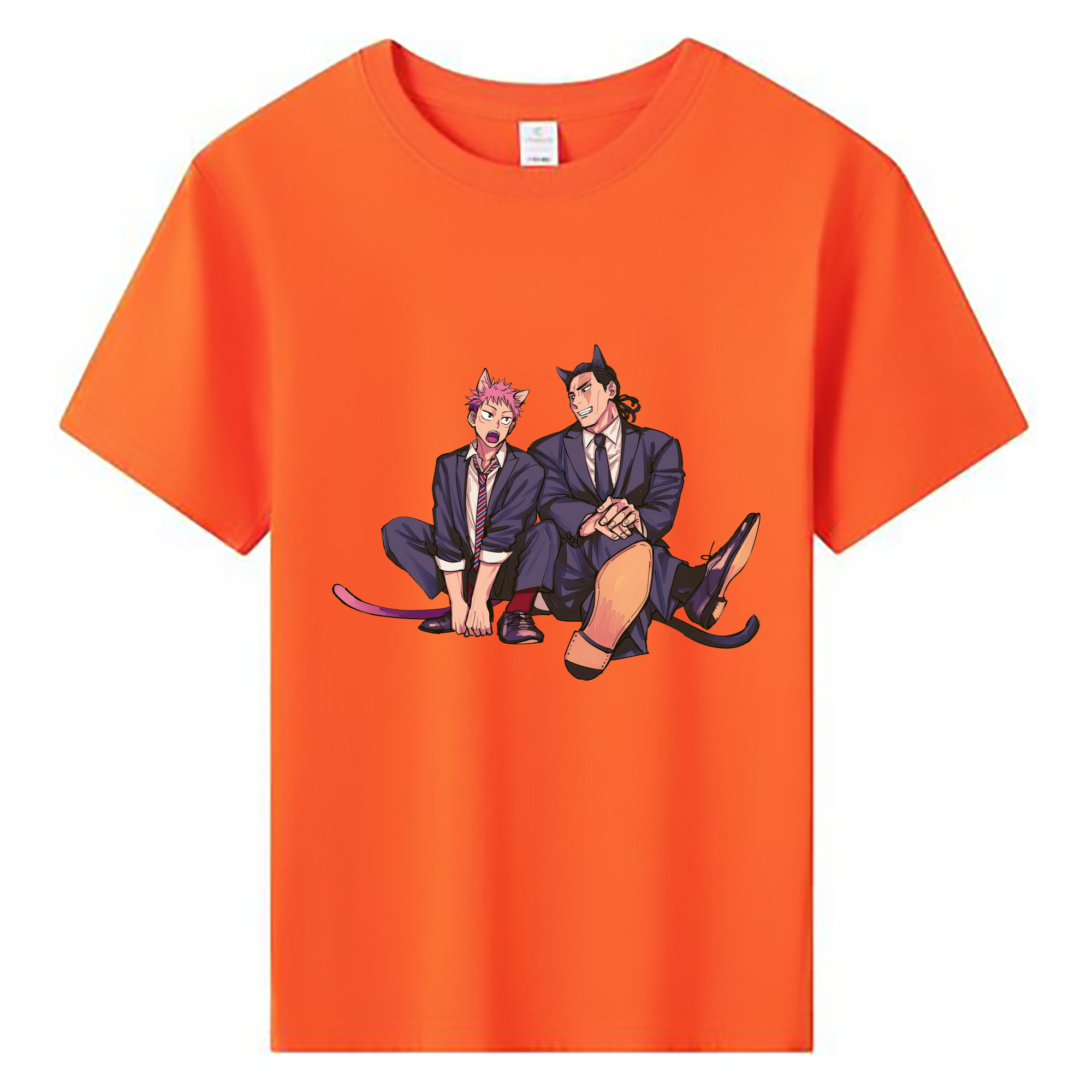 （画像用） 呪術廻戦 Jujutsu Kaisen 綿100％キッズTシャツ（フロントプリント）
