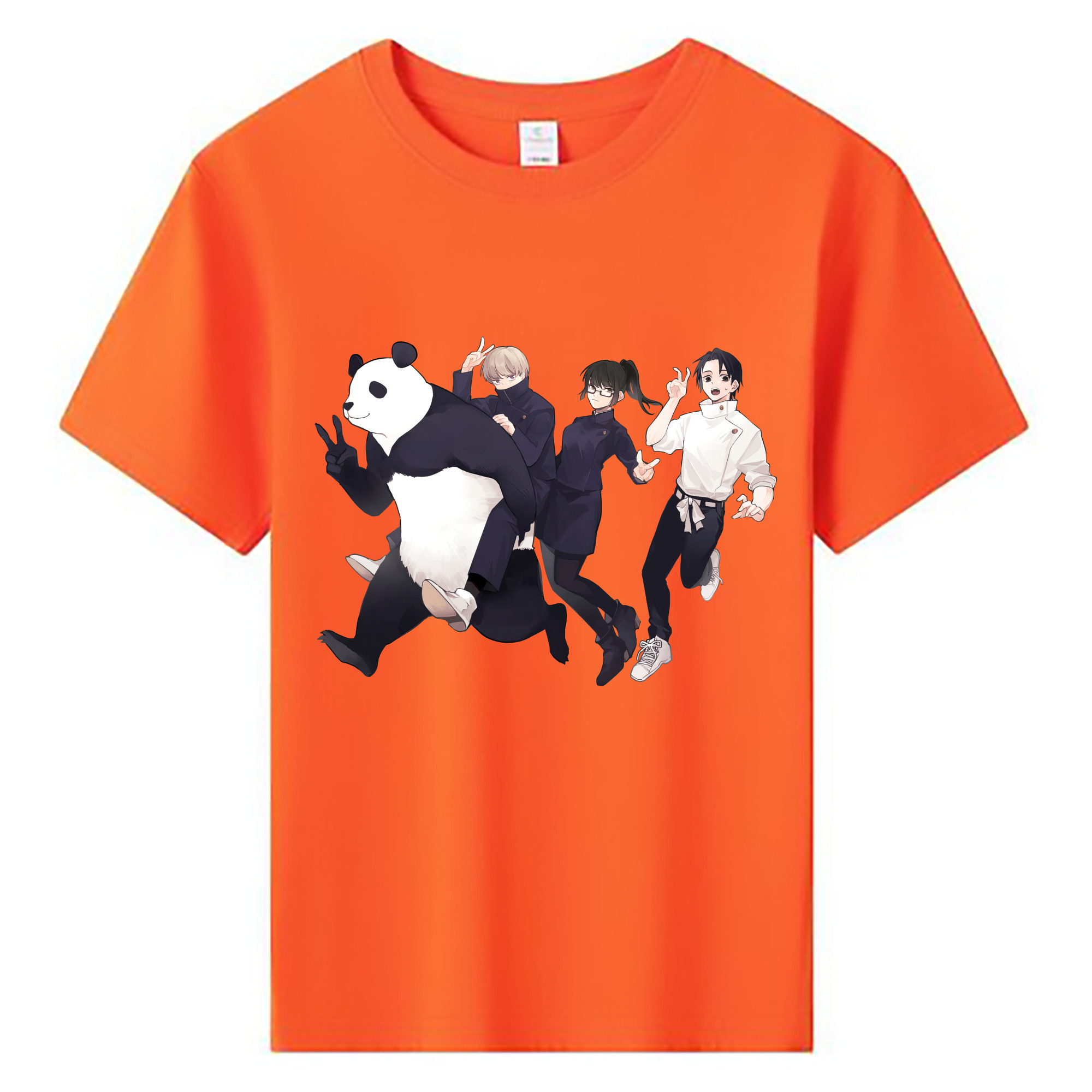 （画像用） 呪術廻戦 Jujutsu Kaisen 綿100％キッズTシャツ（フロントプリント）